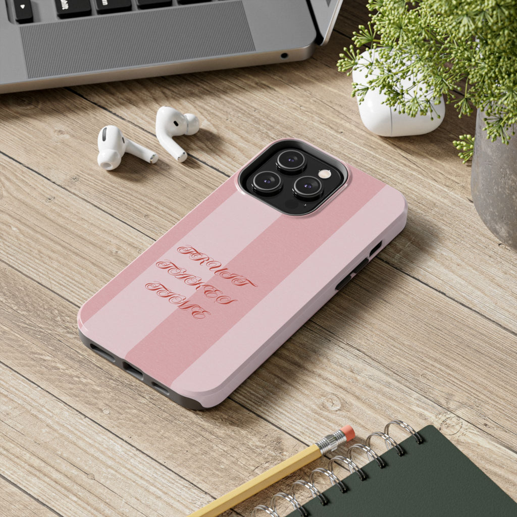 Soft Pink Fruit Takes Time Phone Case