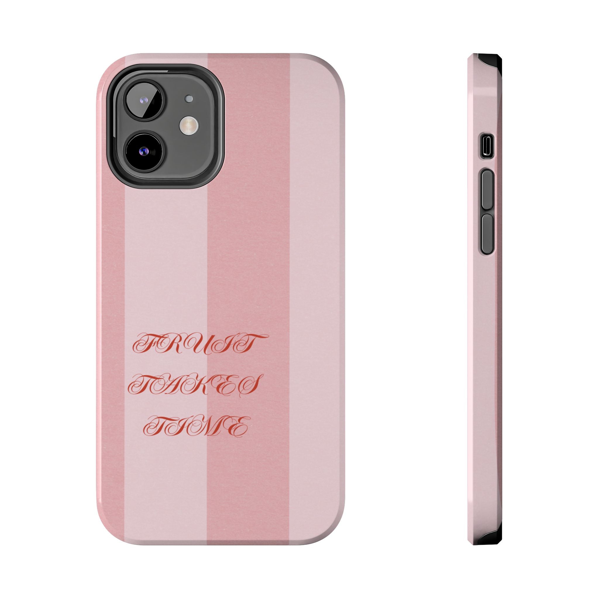 Soft Pink Fruit Takes Time Phone Case