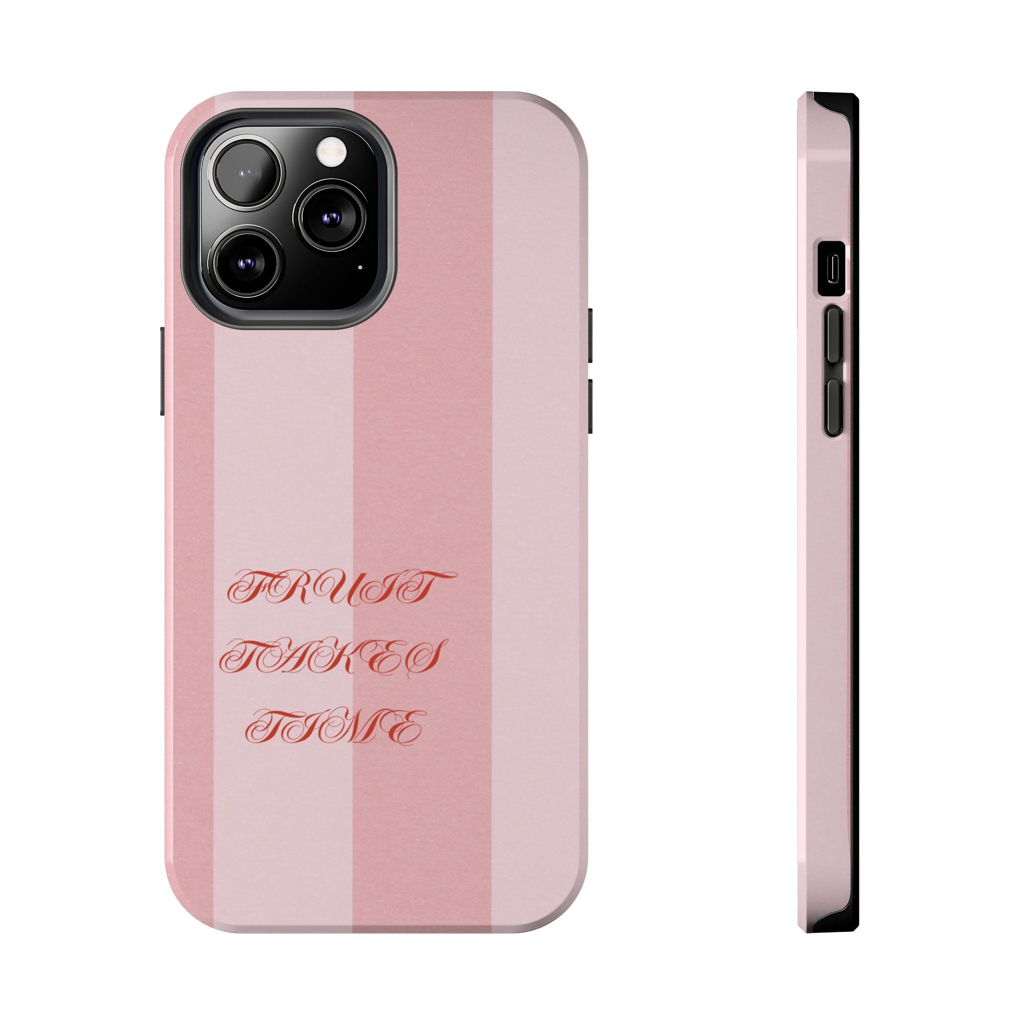 Soft Pink Fruit Takes Time Phone Case