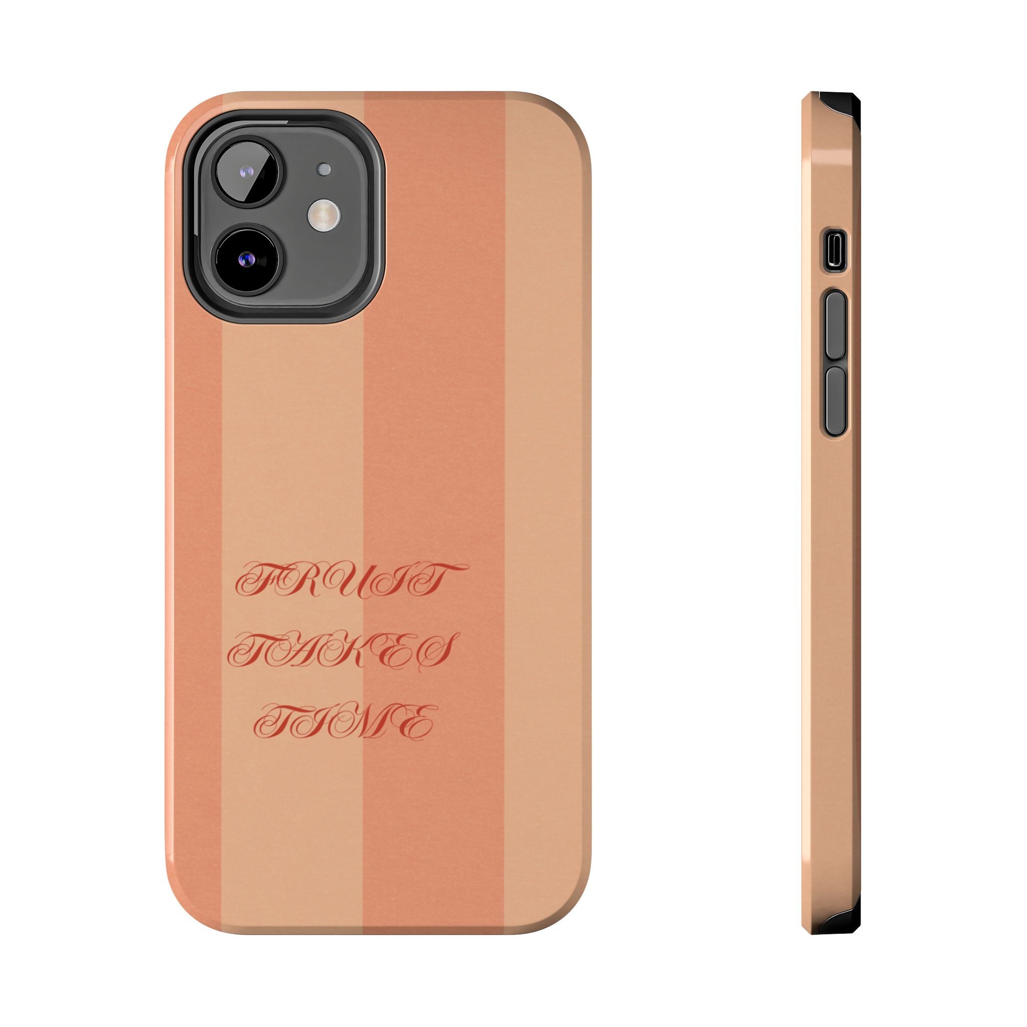 Muted Terracotta Fruit Takes Time Phone Case