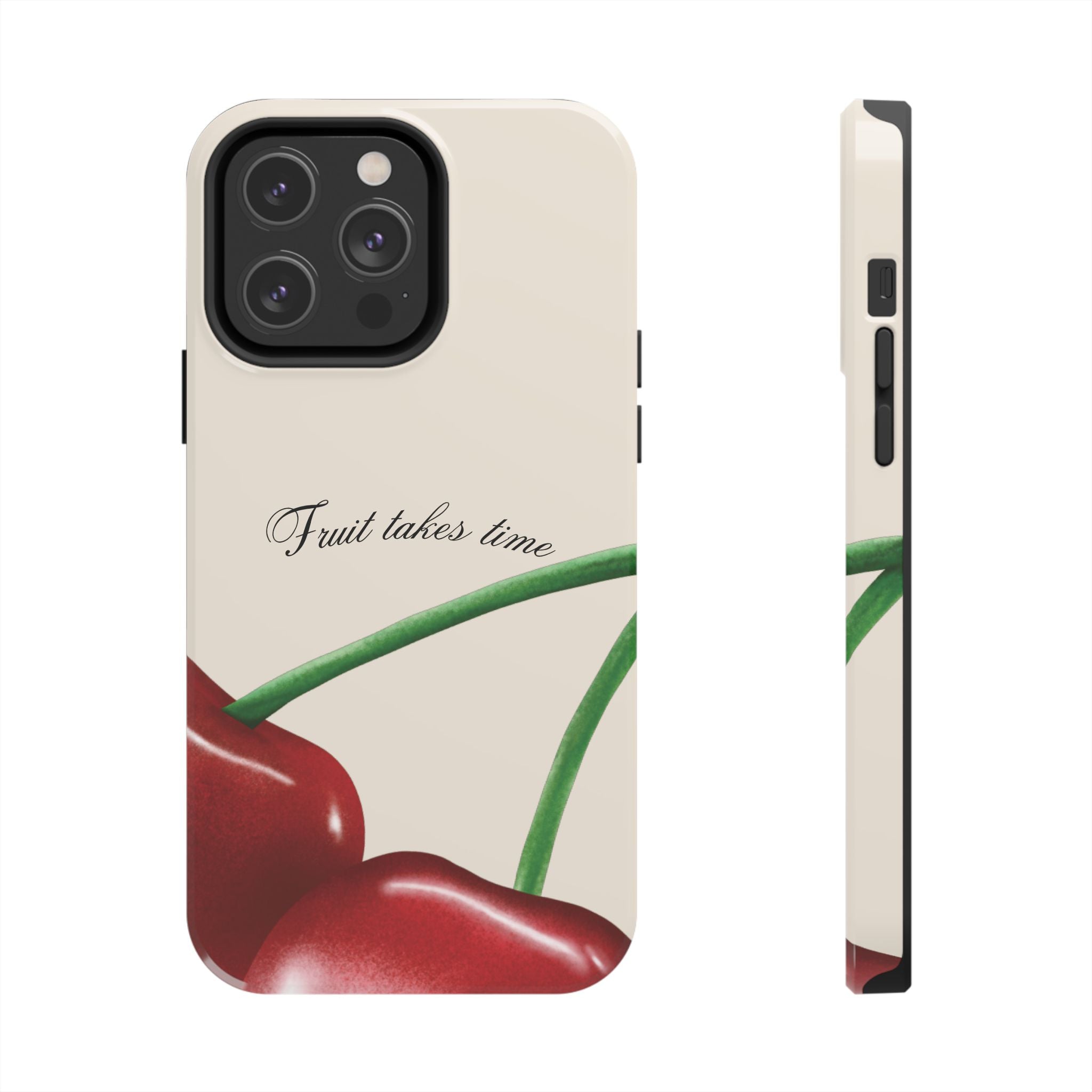 Soft Cherry Fruit Takes Time Phone Case