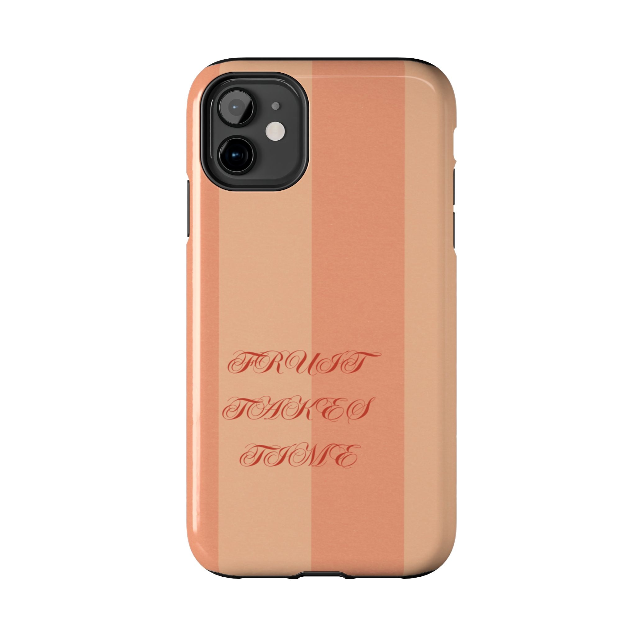 Muted Terracotta Fruit Takes Time Phone Case