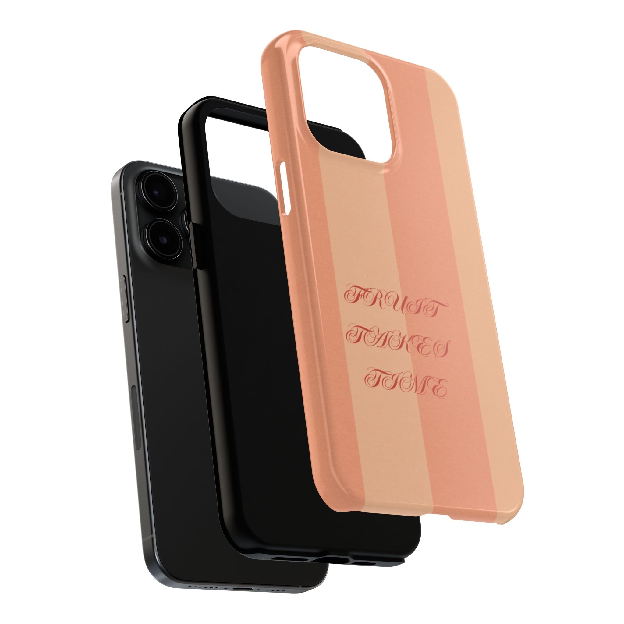 Muted Terracotta Fruit Takes Time Phone Case