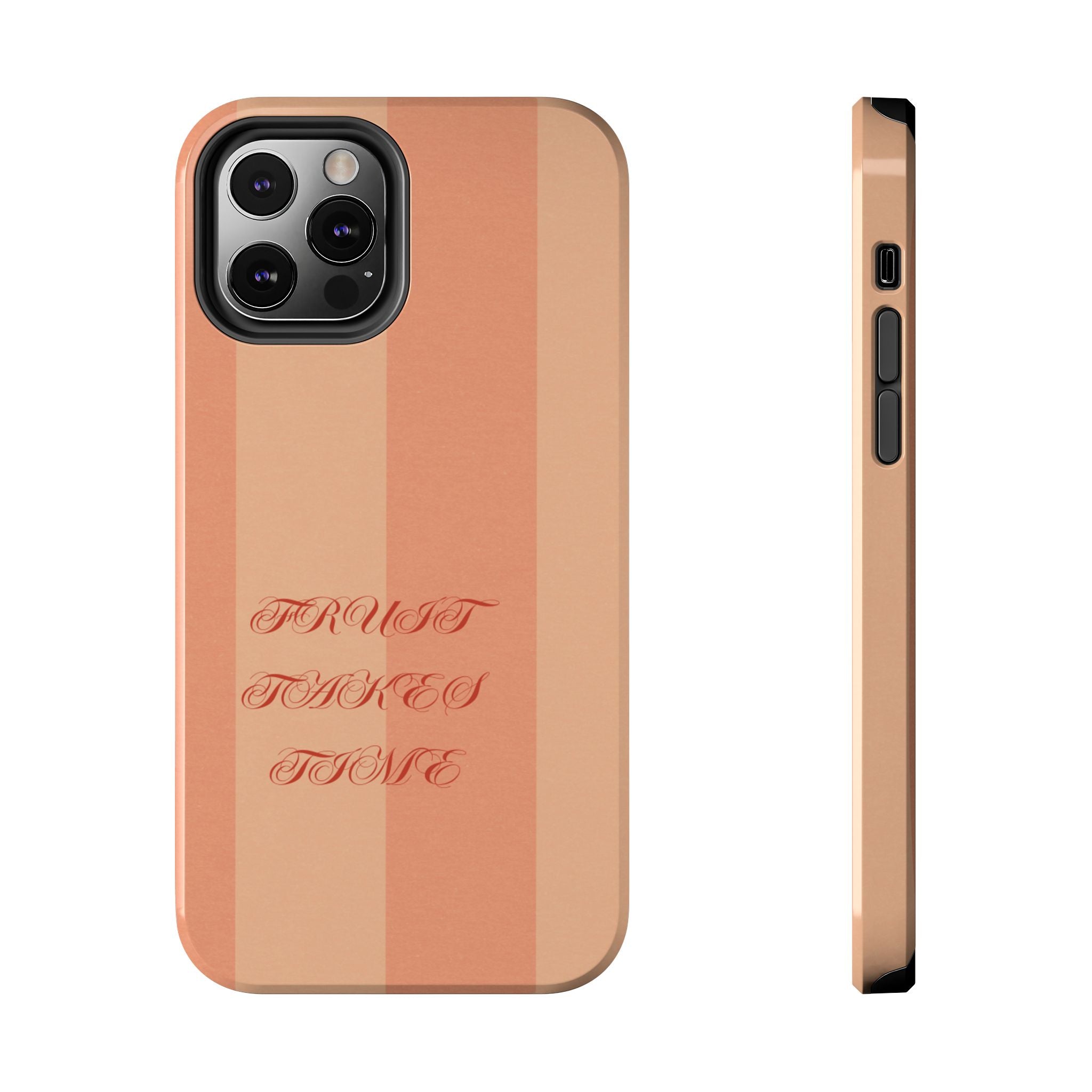 Muted Terracotta Fruit Takes Time Phone Case
