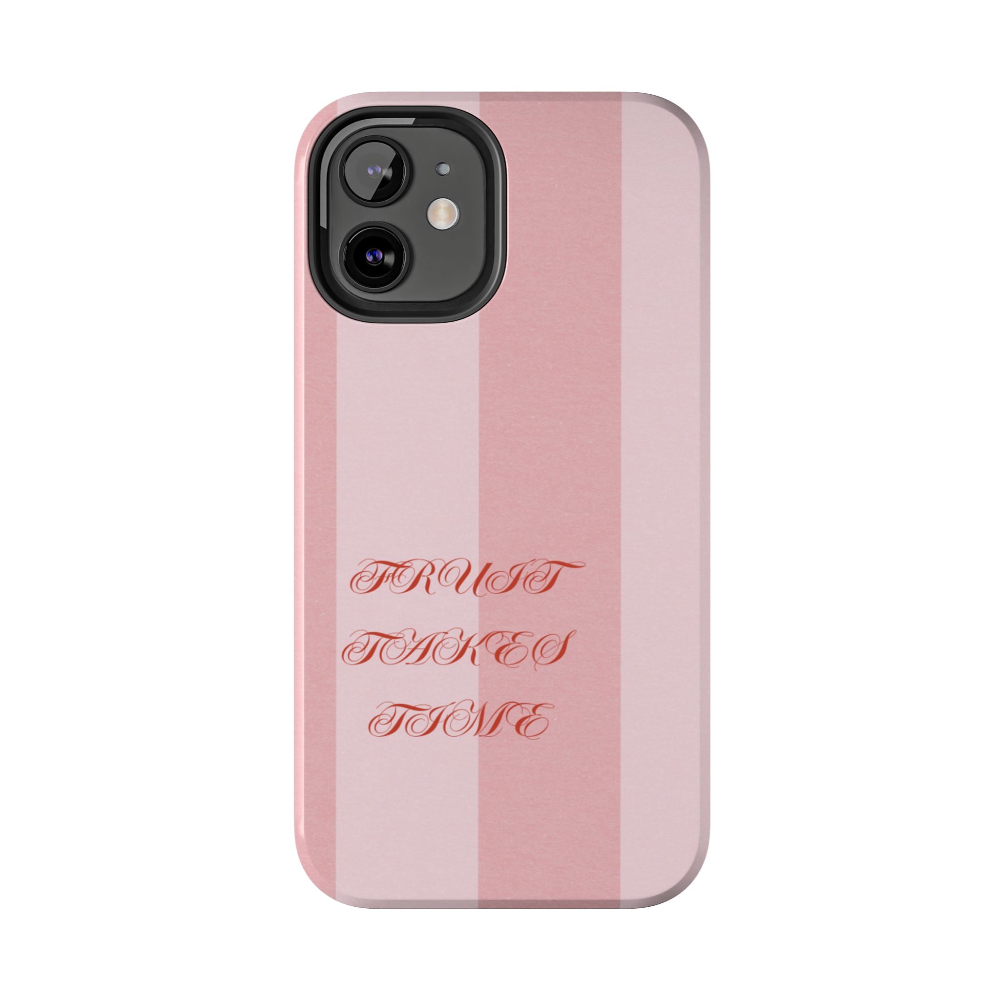 Soft Pink Fruit Takes Time Phone Case