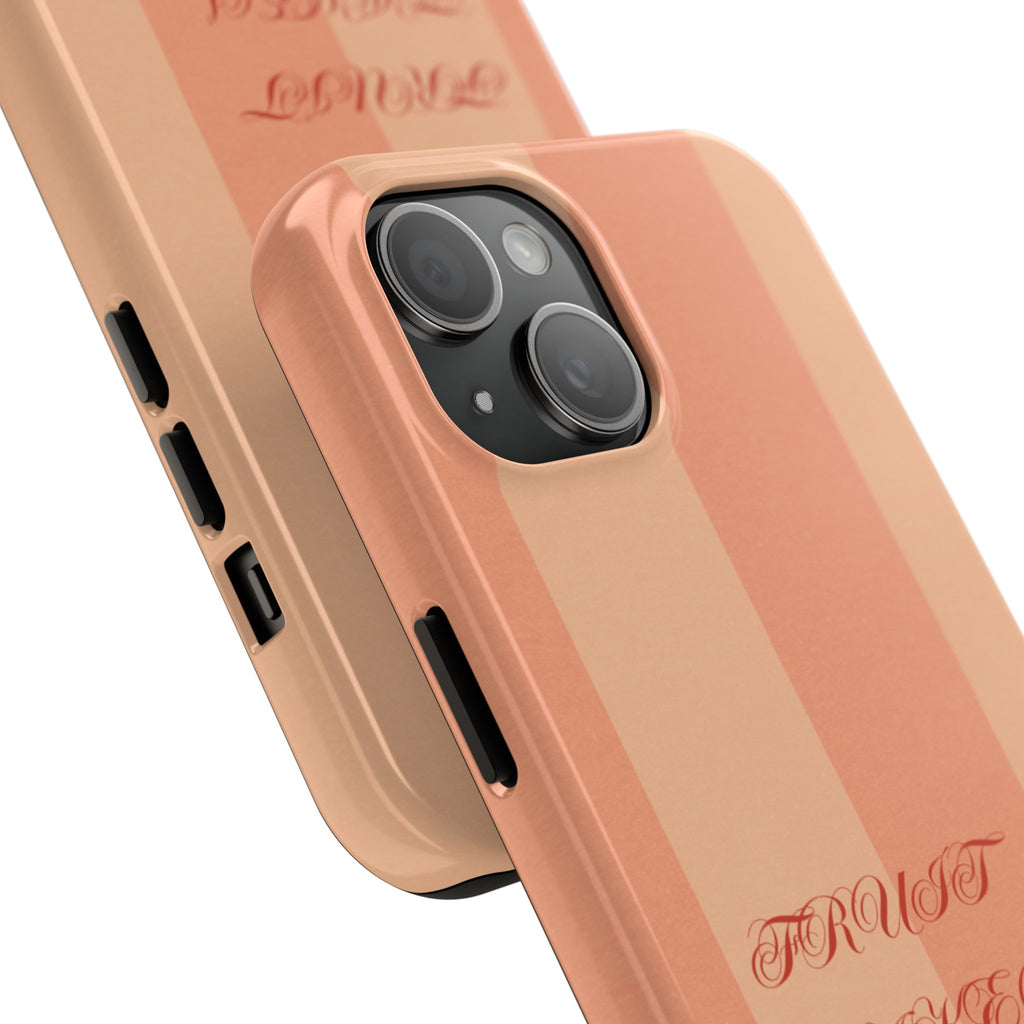 Muted Terracotta Fruit Takes Time Phone Case