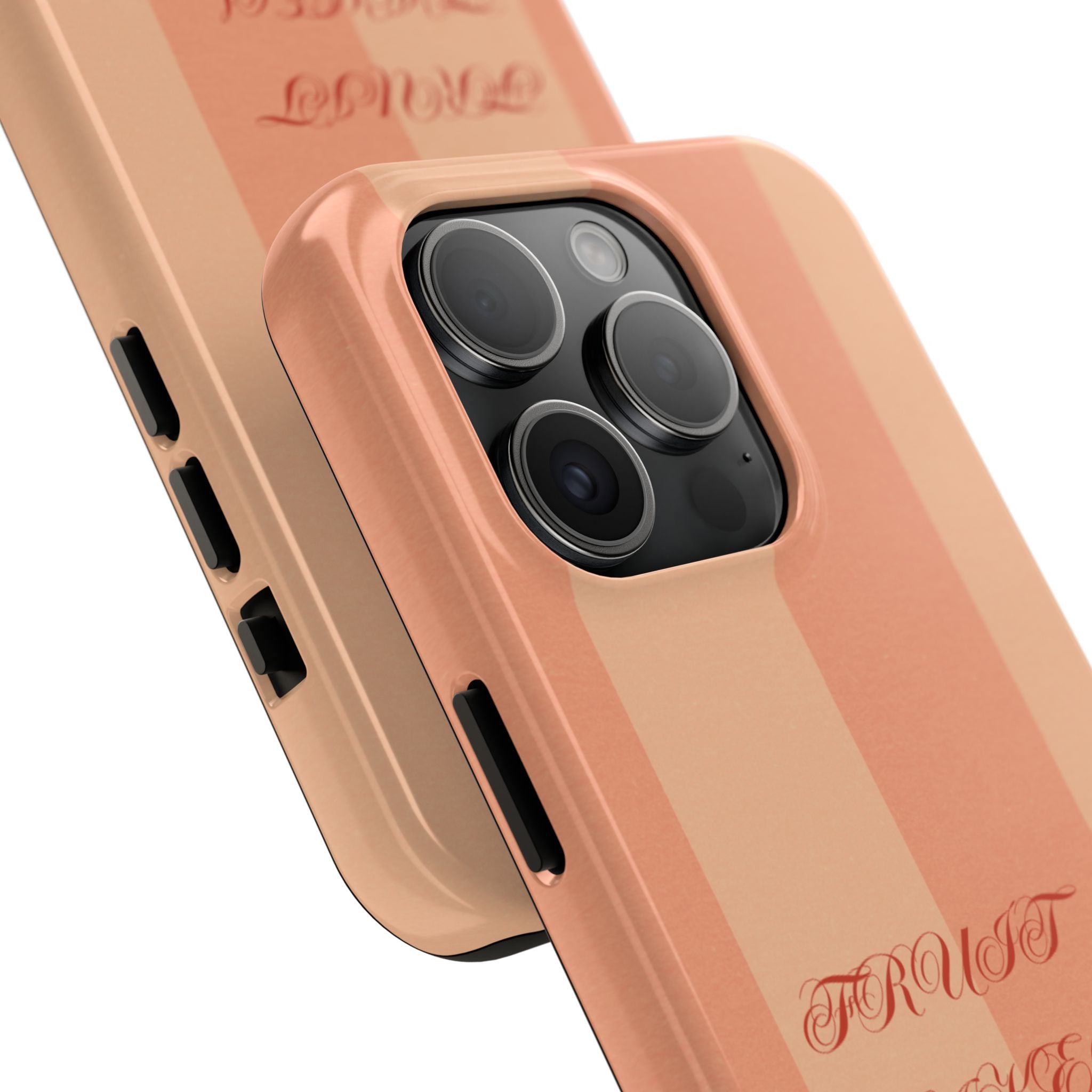 Muted Terracotta Fruit Takes Time Phone Case