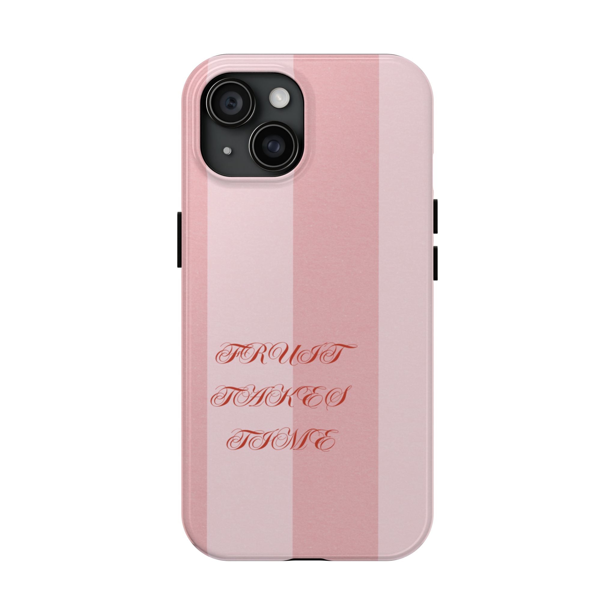 Soft Pink Fruit Takes Time Phone Case