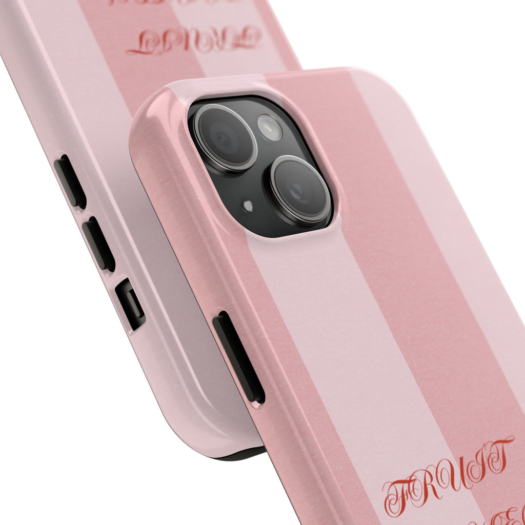 Soft Pink Fruit Takes Time Phone Case