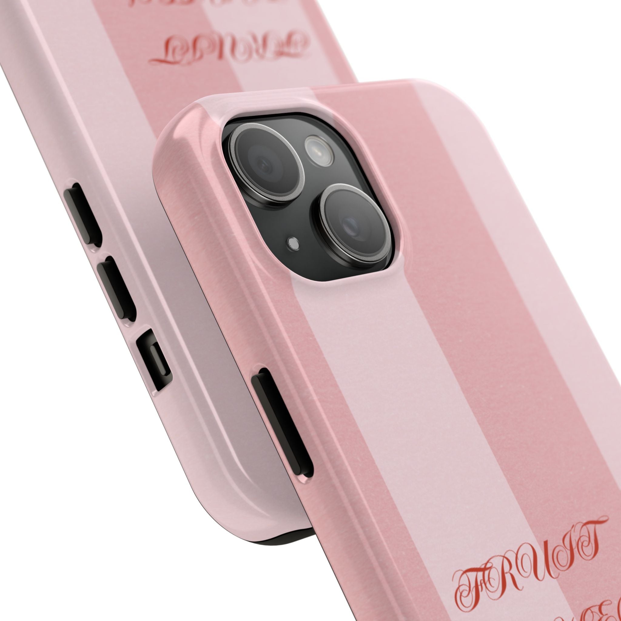 Soft Pink Fruit Takes Time Phone Case