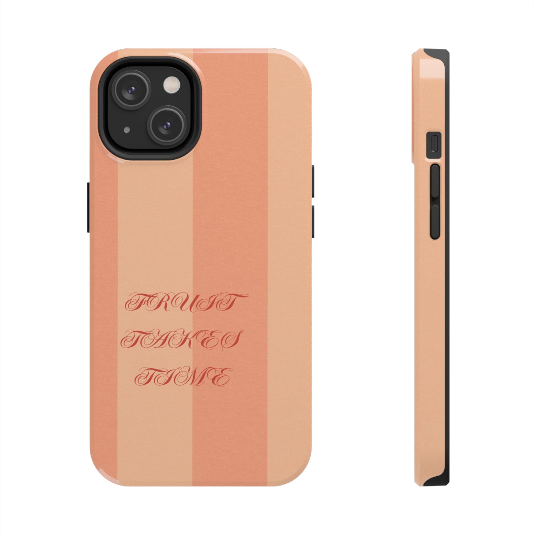 Muted Terracotta Fruit Takes Time Phone Case