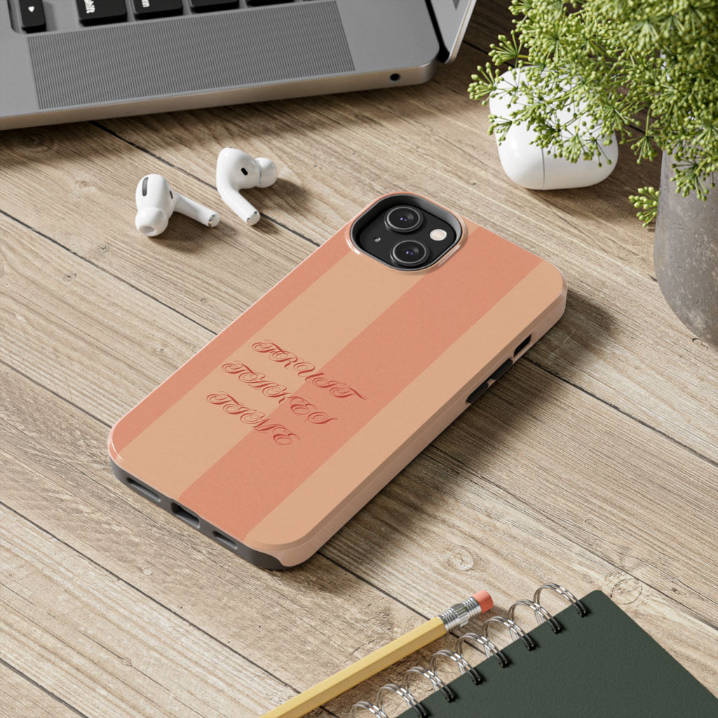 Muted Terracotta Fruit Takes Time Phone Case