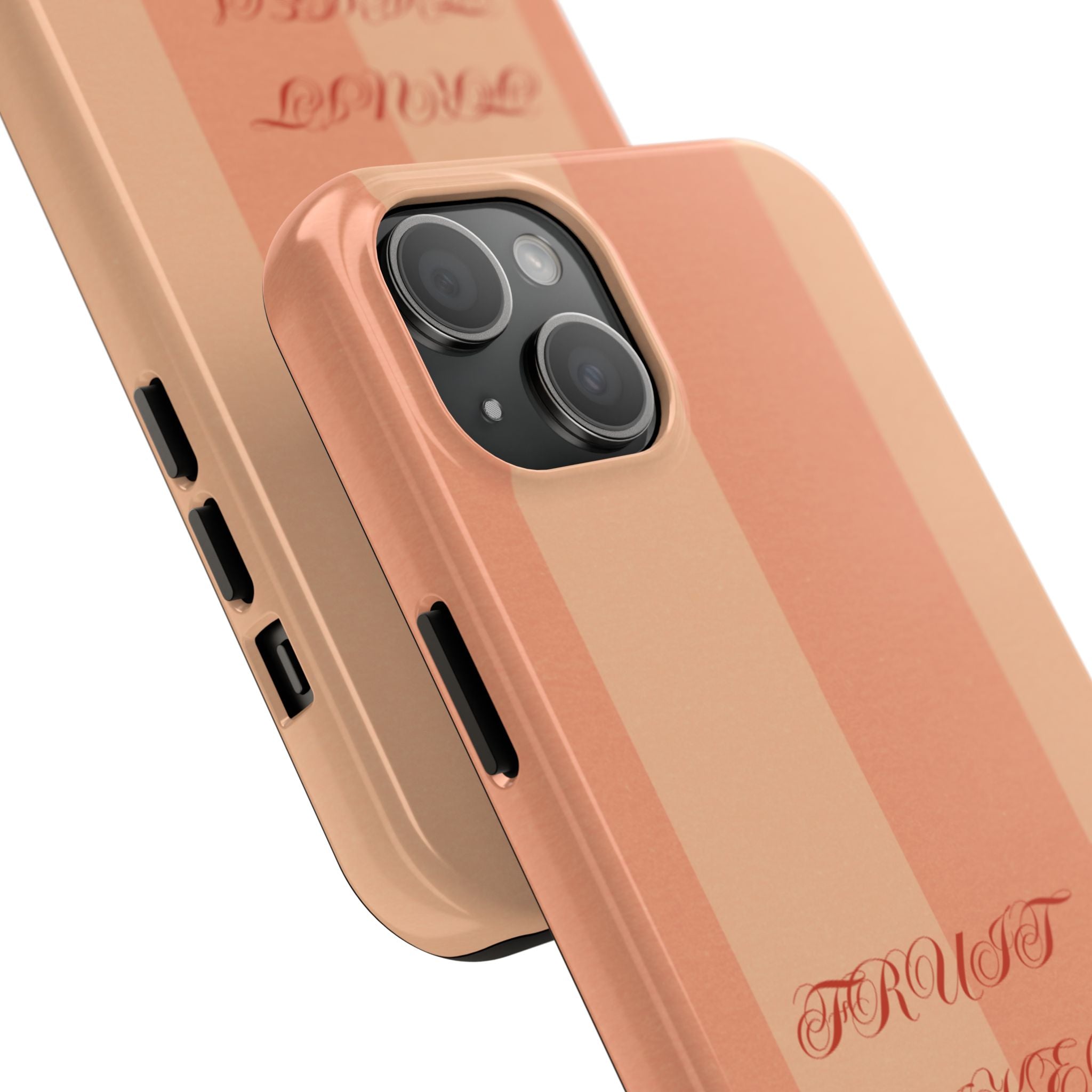 Muted Terracotta Fruit Takes Time Phone Case