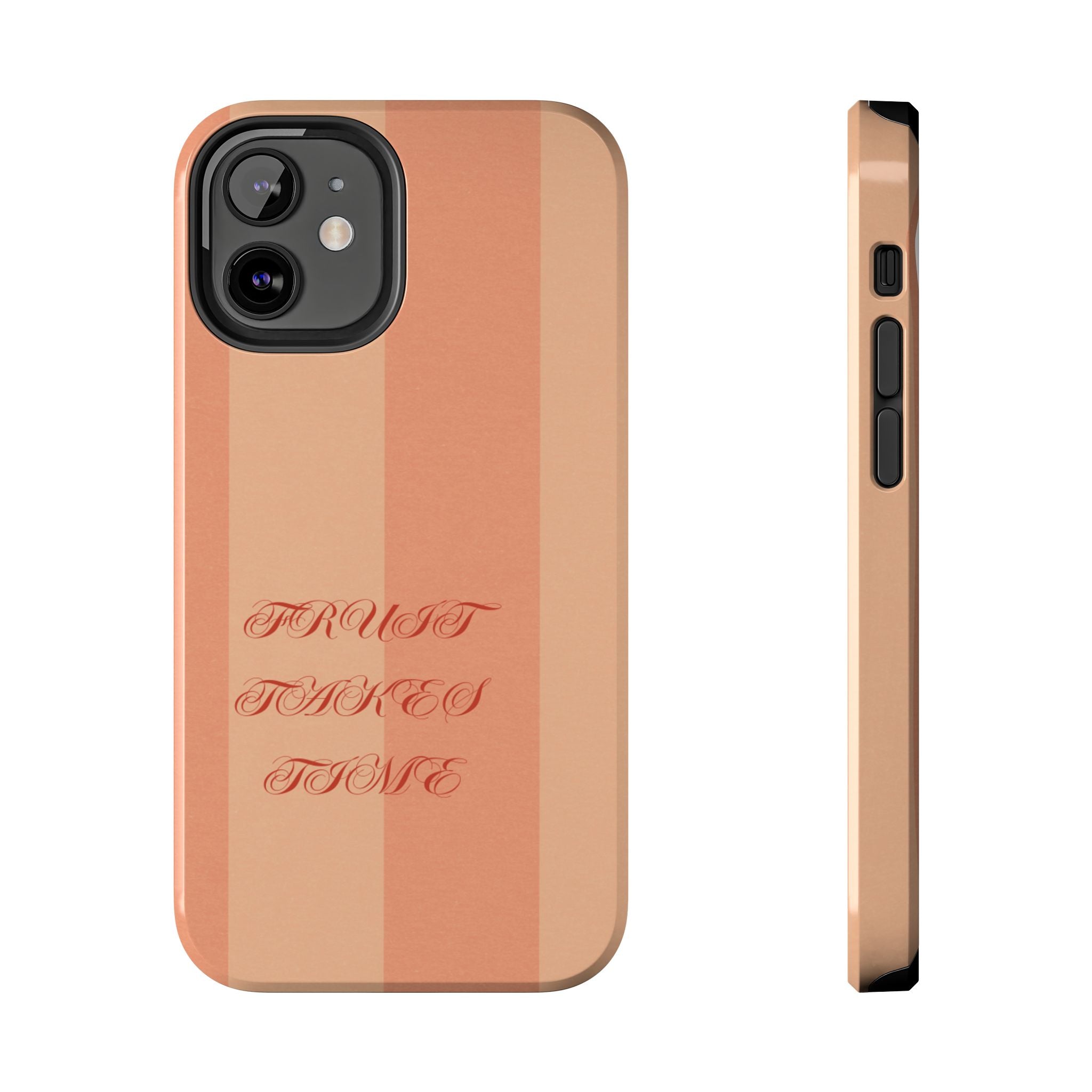 Muted Terracotta Fruit Takes Time Phone Case