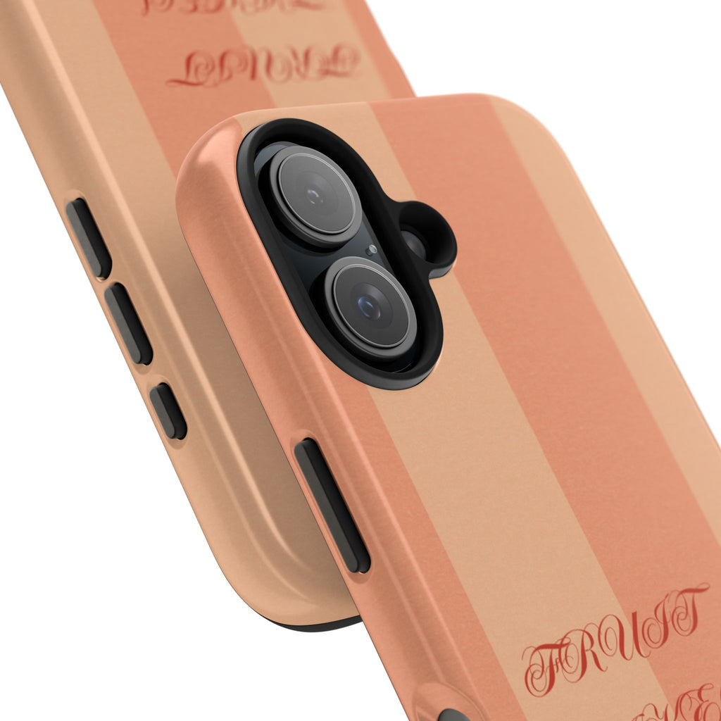 Muted Terracotta Fruit Takes Time Phone Case