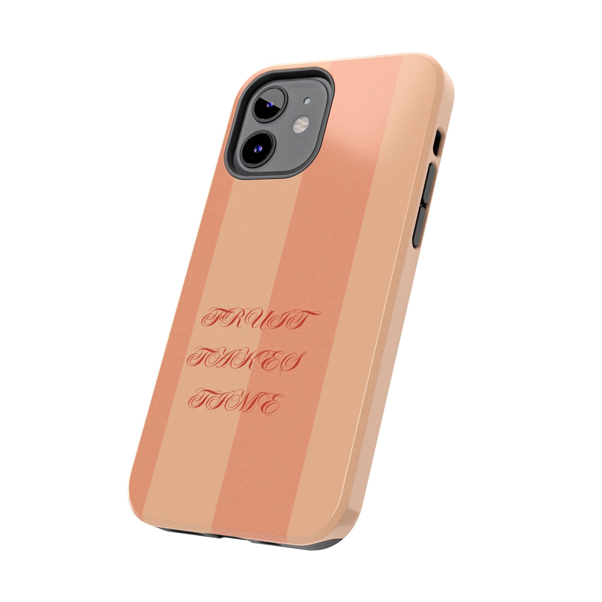 Muted Terracotta Fruit Takes Time Phone Case