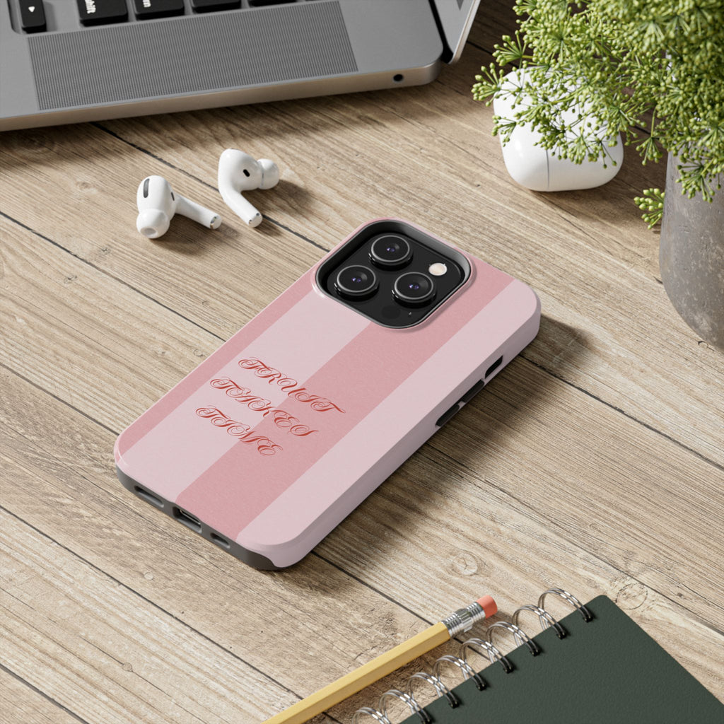 Soft Pink Fruit Takes Time Phone Case