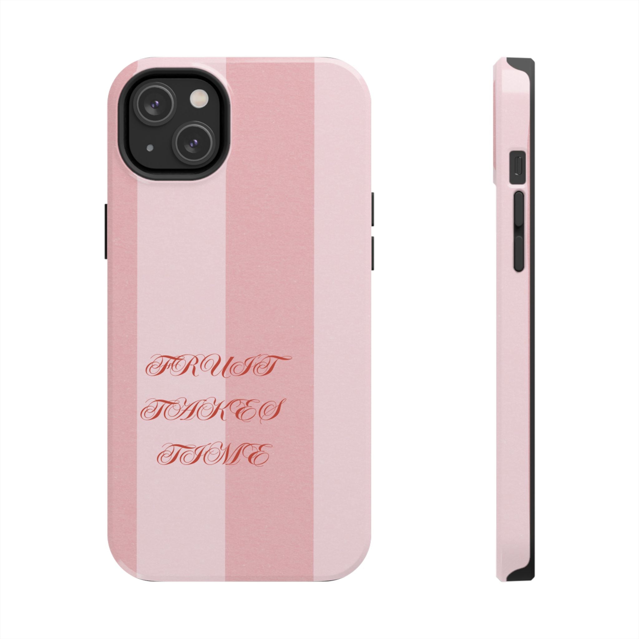 Soft Pink Fruit Takes Time Phone Case