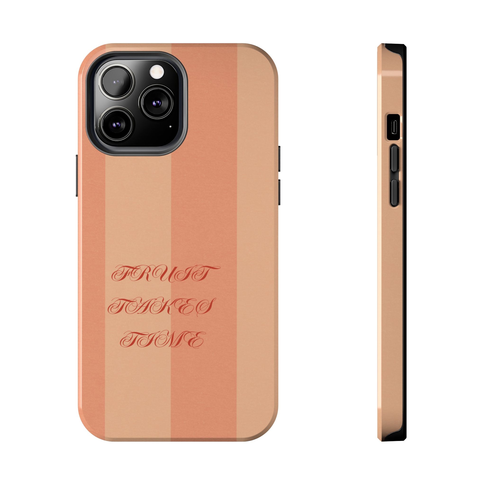 Muted Terracotta Fruit Takes Time Phone Case