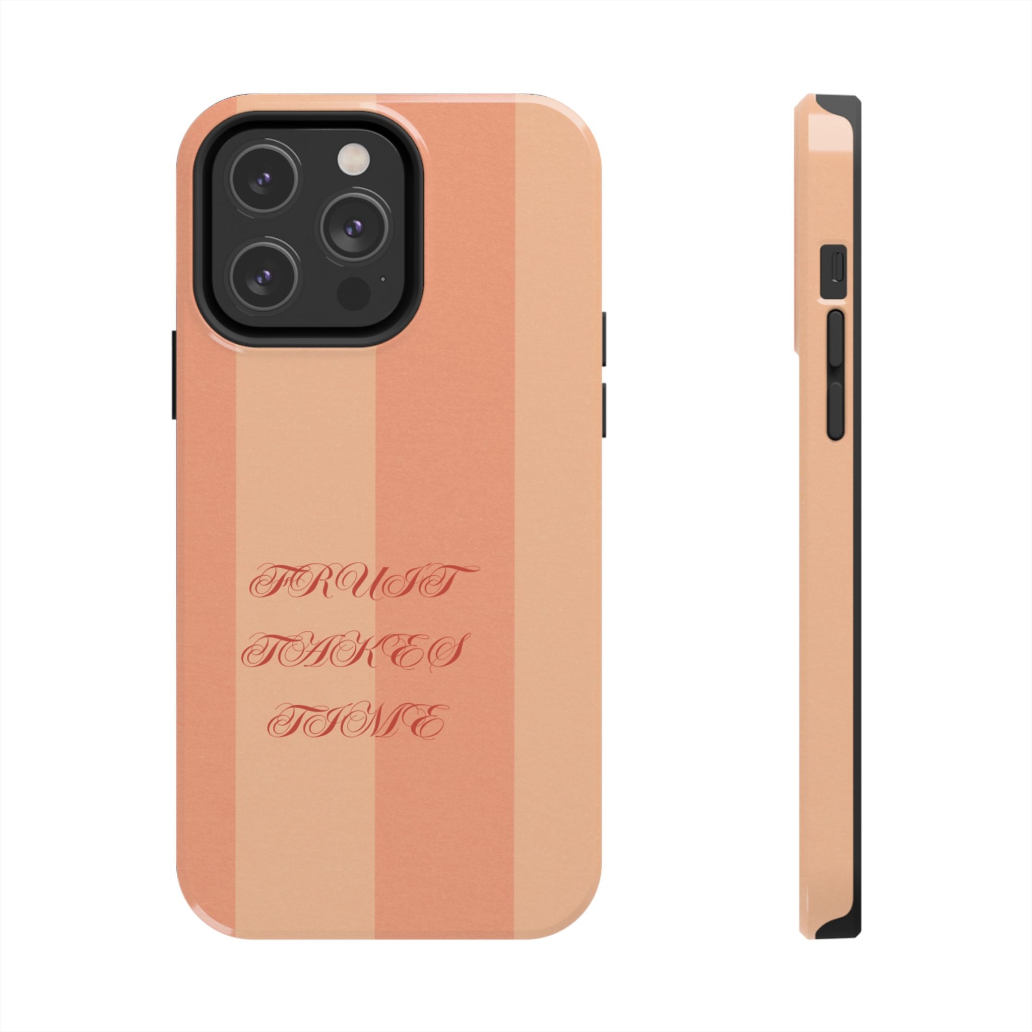 Muted Terracotta Fruit Takes Time Phone Case