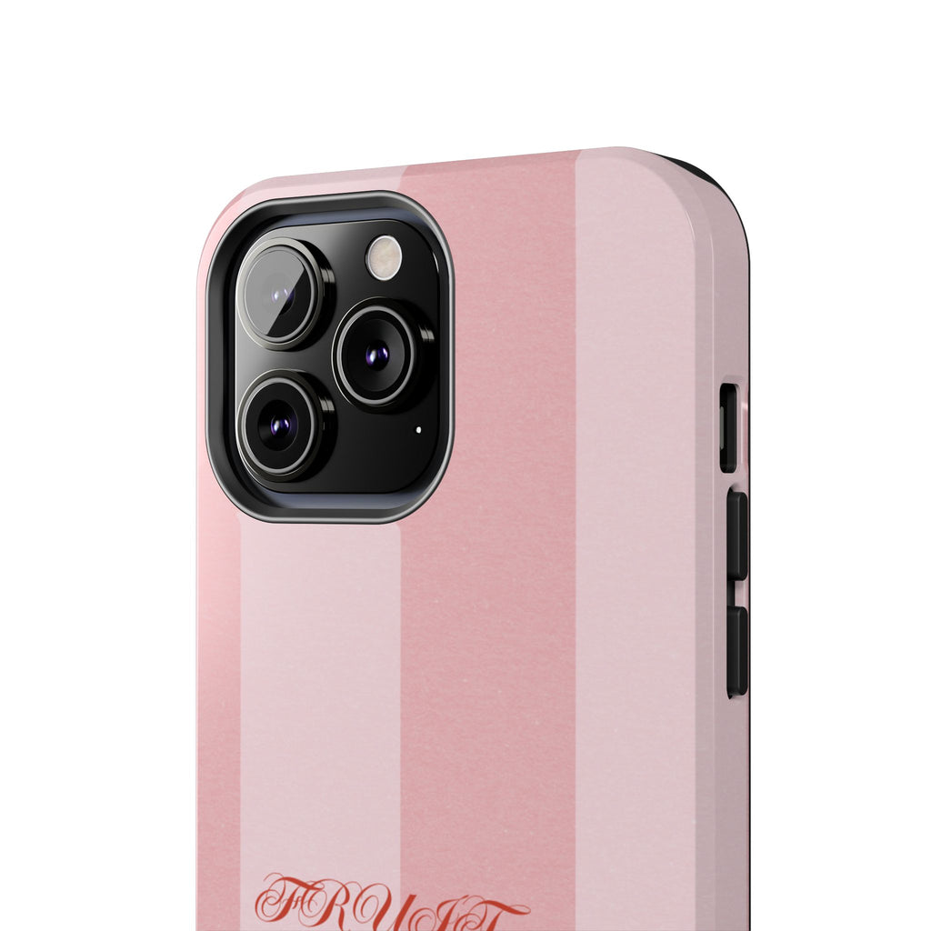 Soft Pink Fruit Takes Time Phone Case