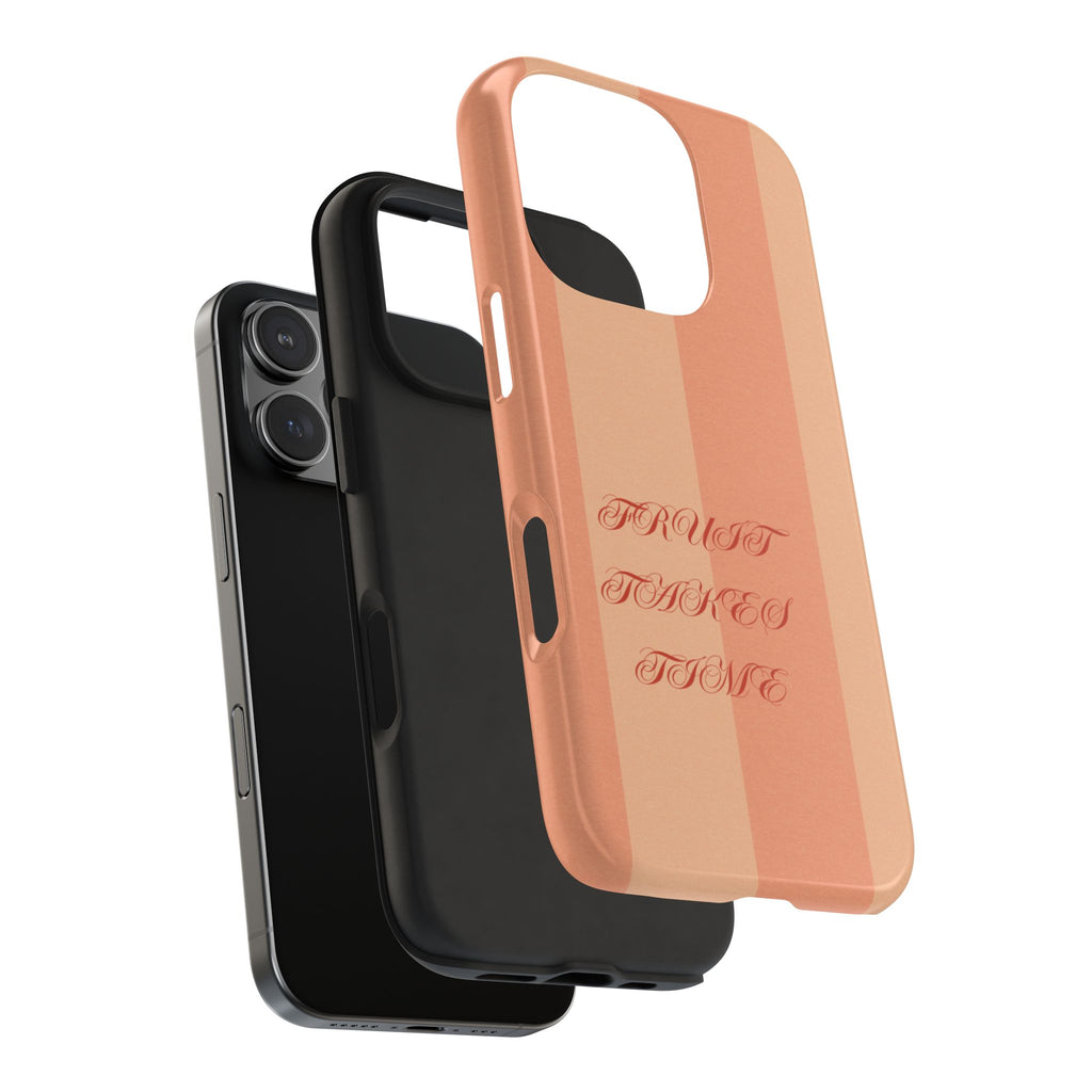 Muted Terracotta Fruit Takes Time Phone Case