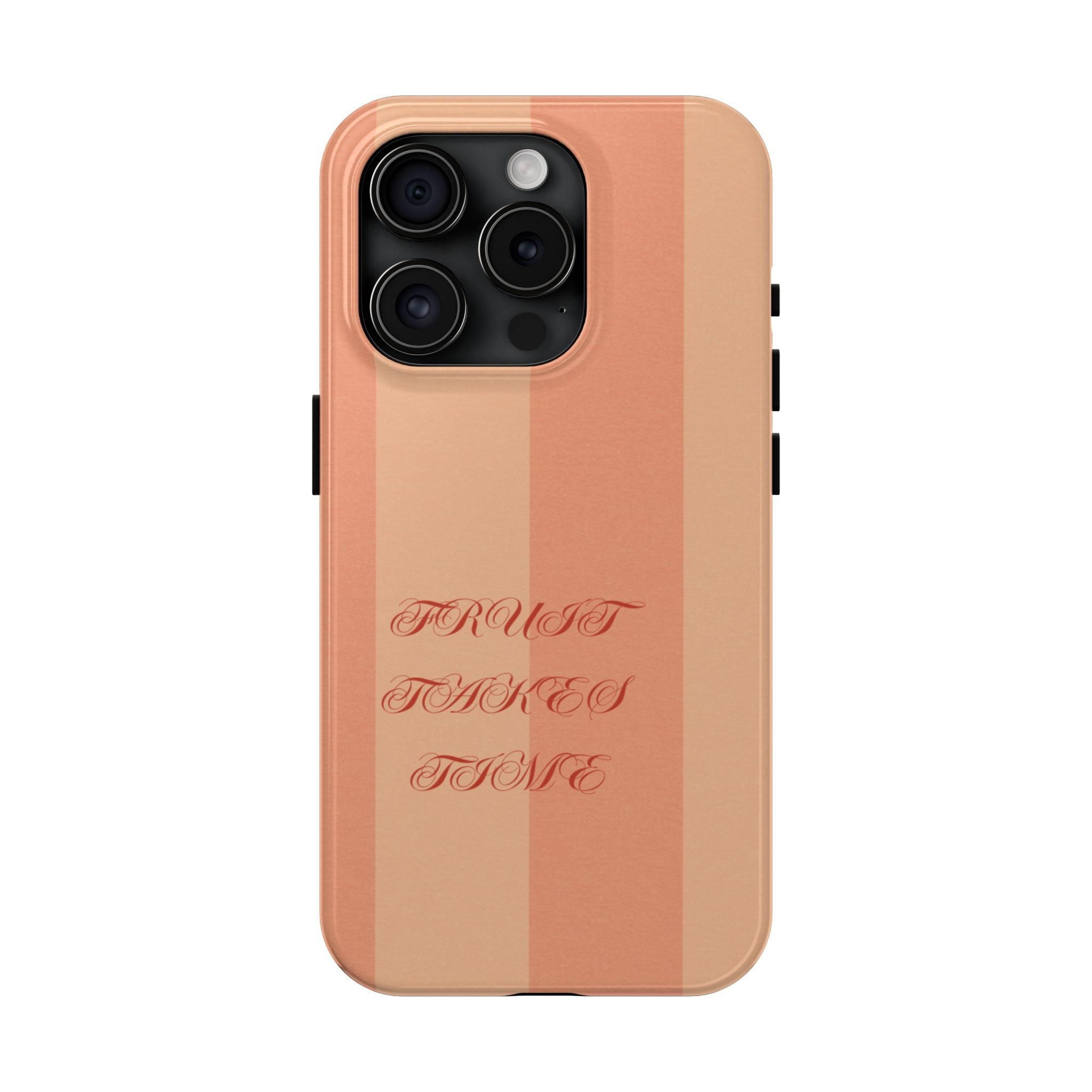 Muted Terracotta Fruit Takes Time Phone Case