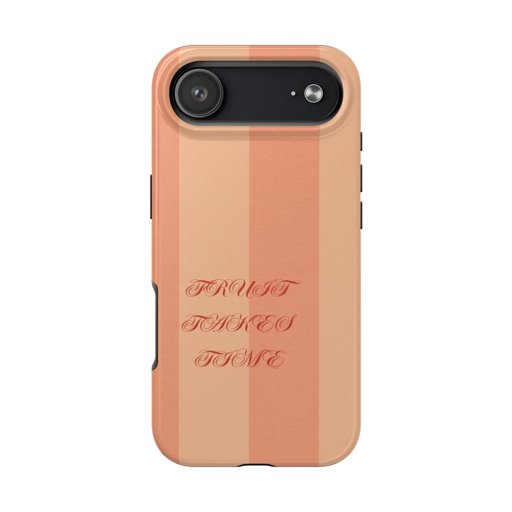 Muted Terracotta Fruit Takes Time Phone Case