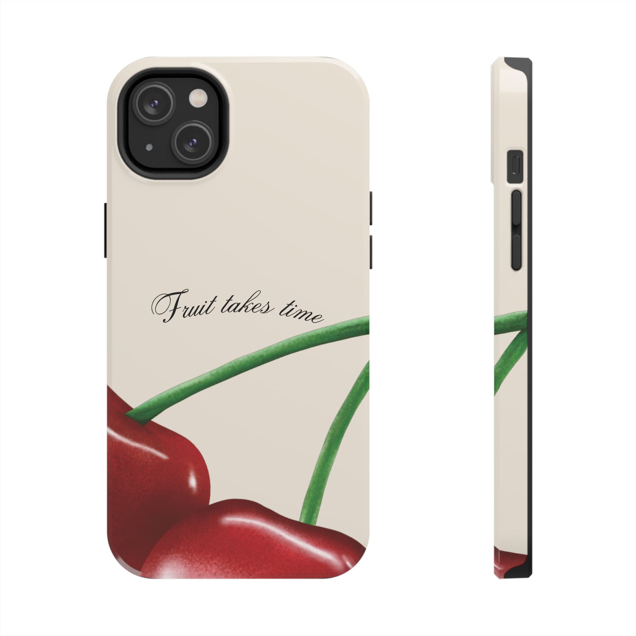 Soft Cherry Fruit Takes Time Phone Case