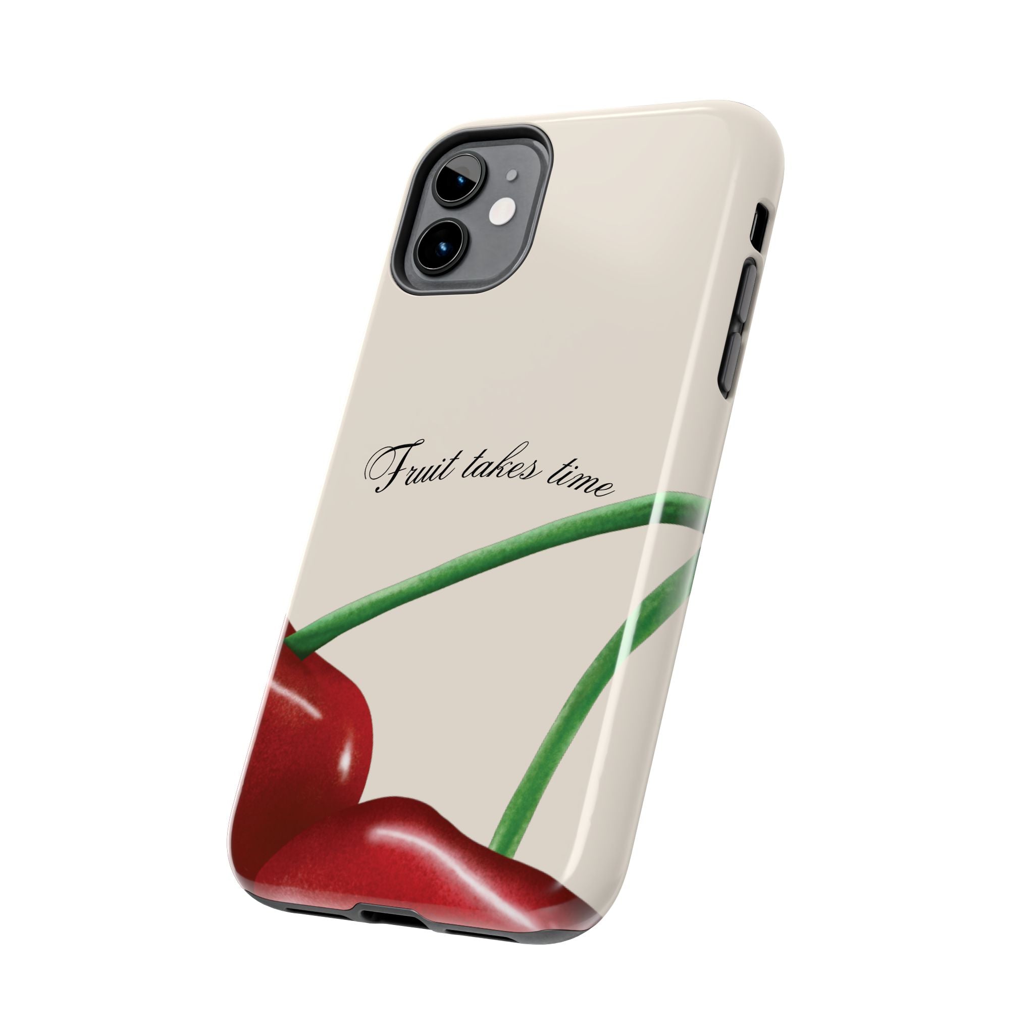 Soft Cherry Fruit Takes Time Phone Case