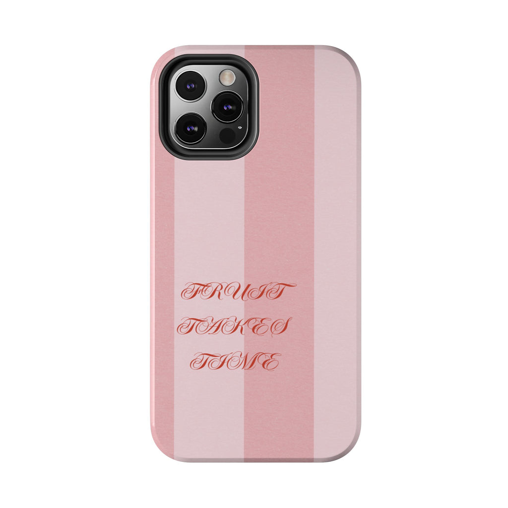 Soft Pink Fruit Takes Time Phone Case