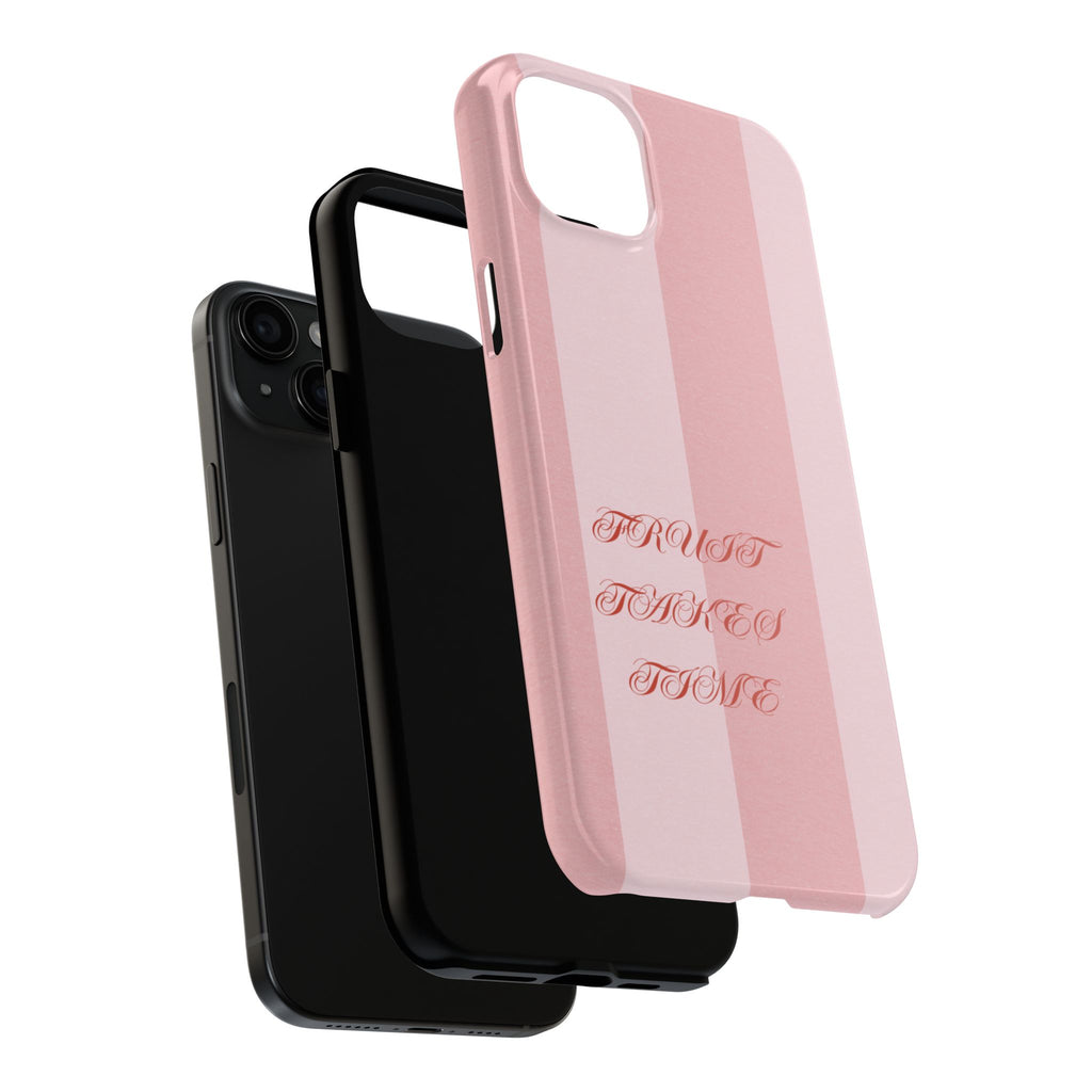 Soft Pink Fruit Takes Time Phone Case