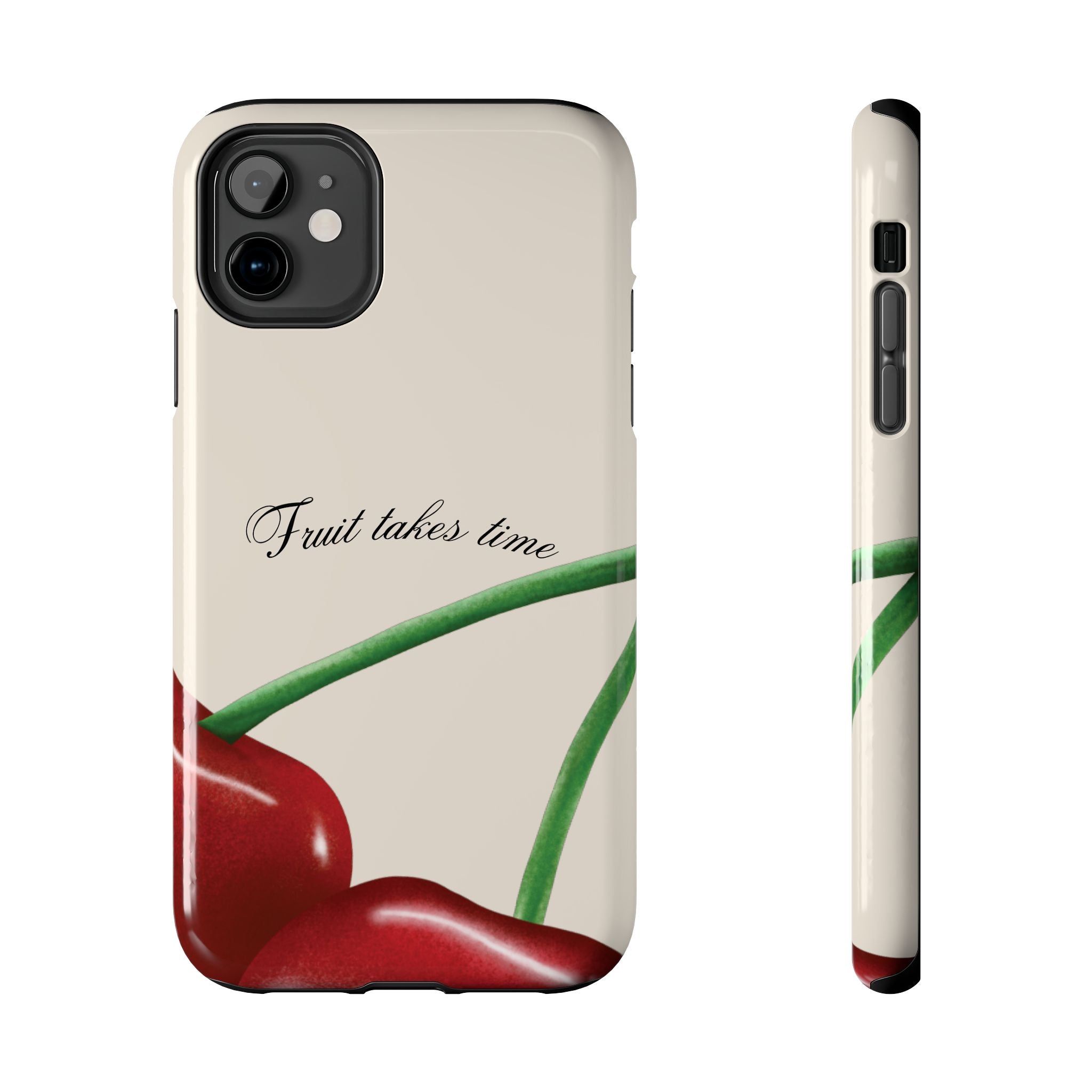 Soft Cherry Fruit Takes Time Phone Case