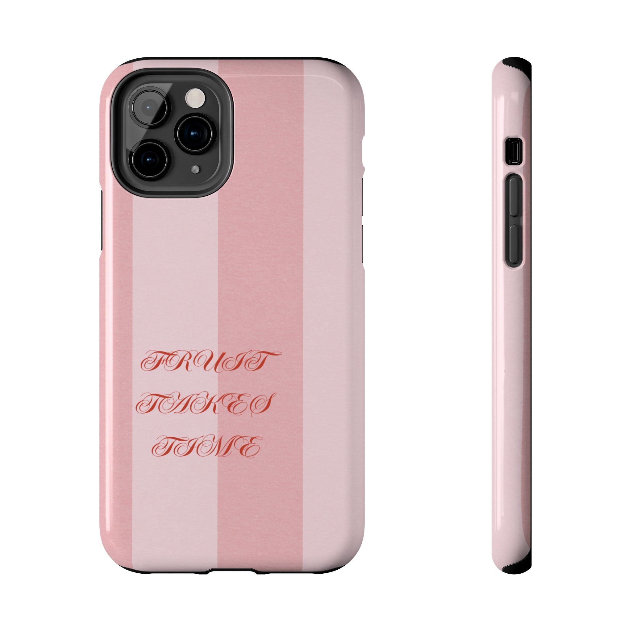 Soft Pink Fruit Takes Time Phone Case