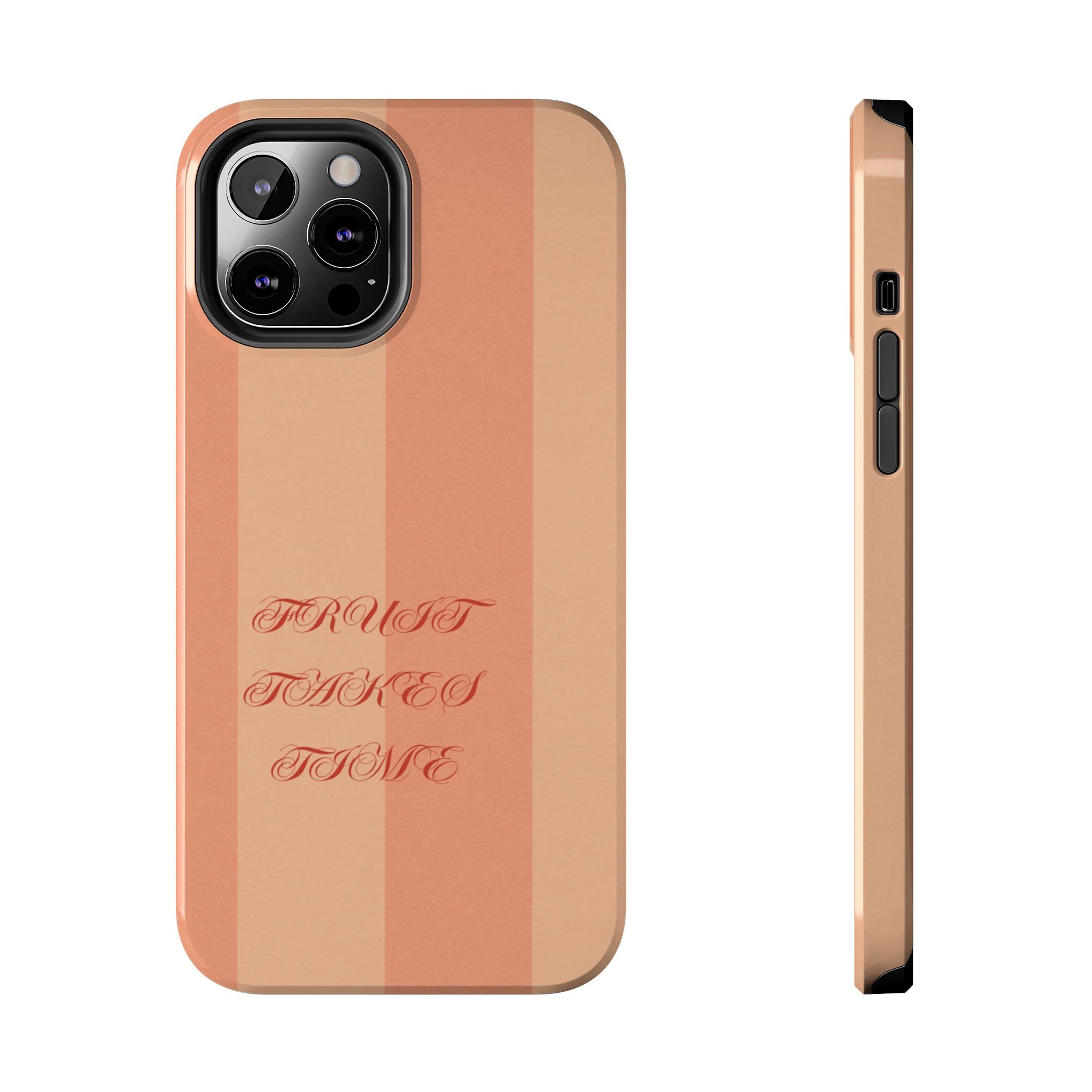 Muted Terracotta Fruit Takes Time Phone Case