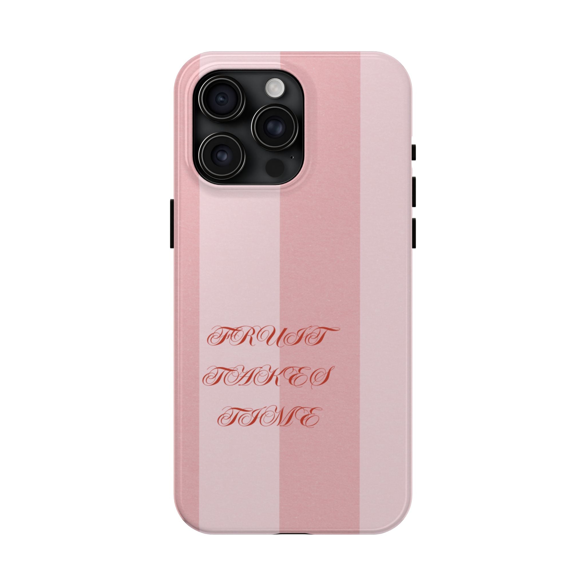 Soft Pink Fruit Takes Time Phone Case