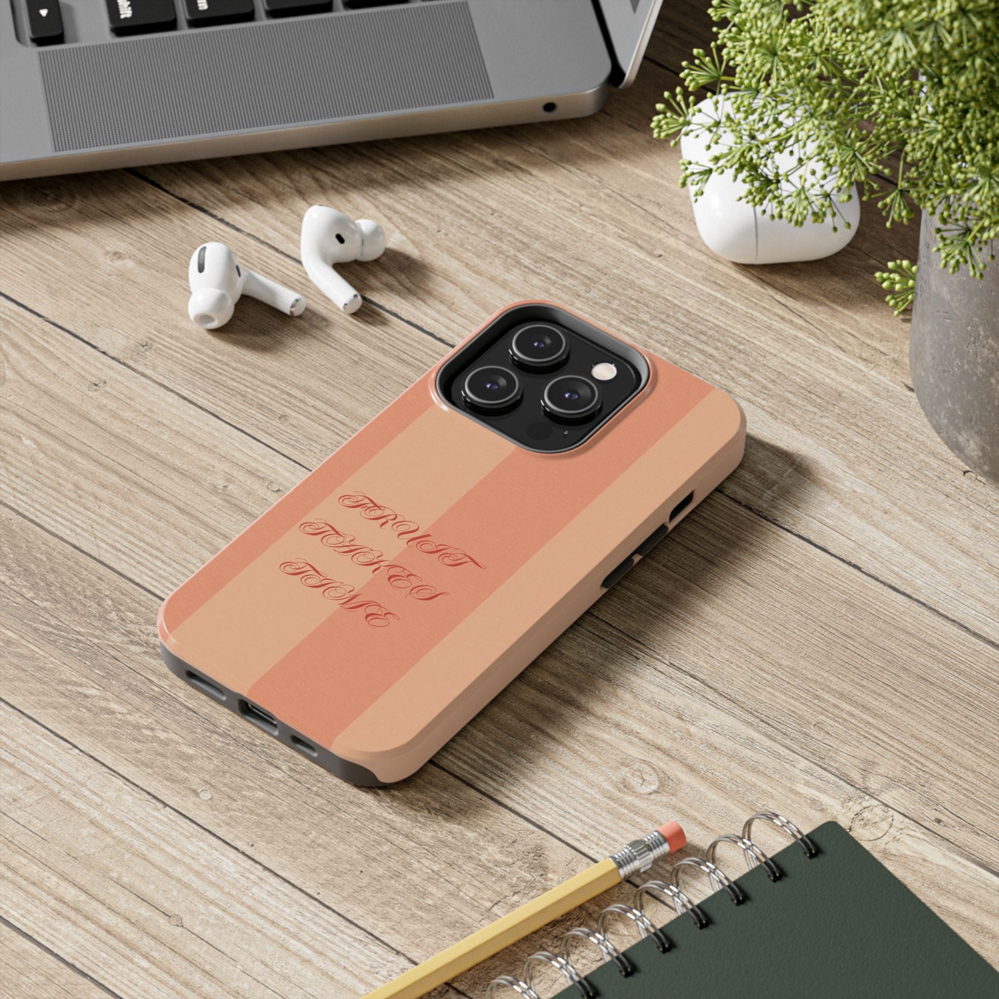 Muted Terracotta Fruit Takes Time Phone Case