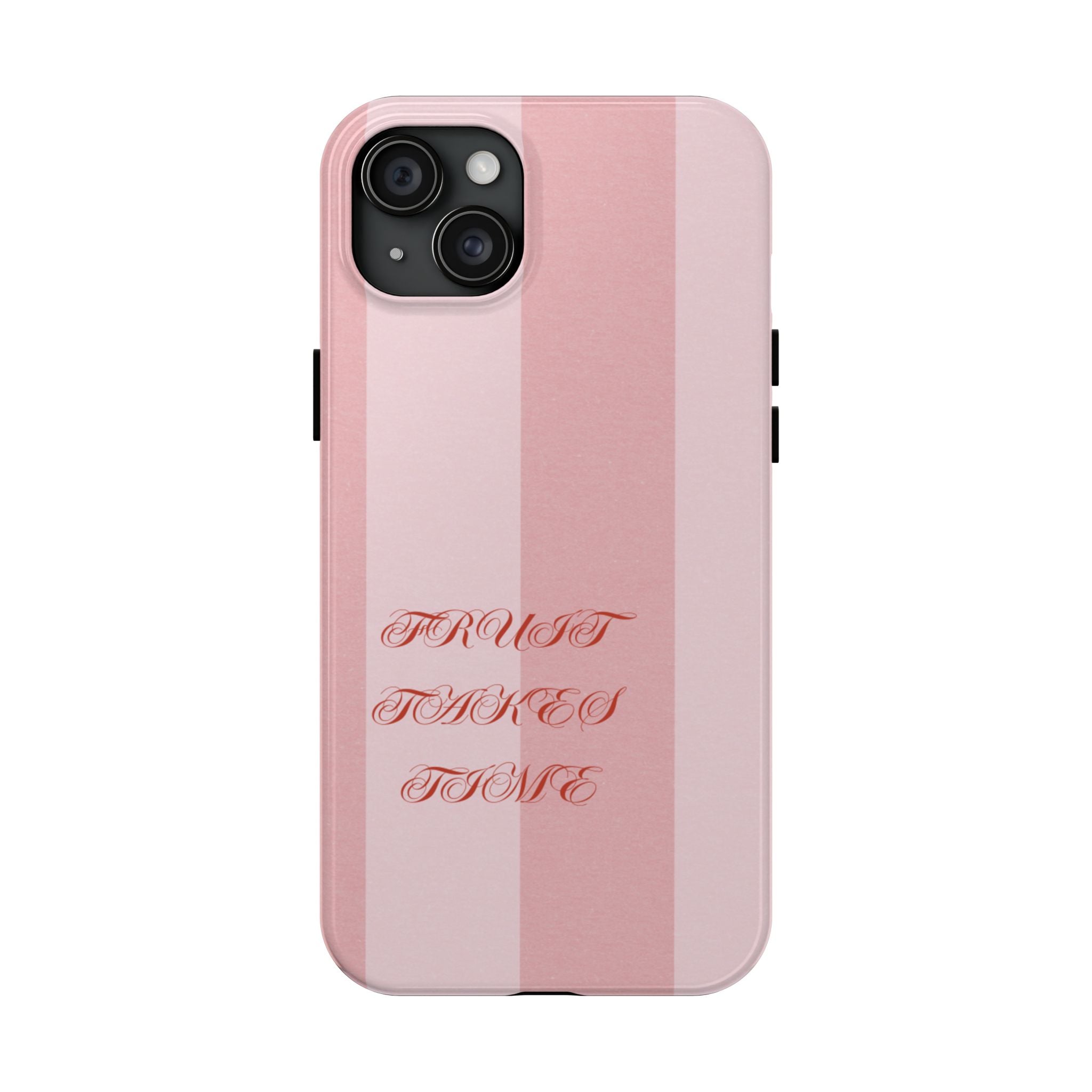 Soft Pink Fruit Takes Time Phone Case