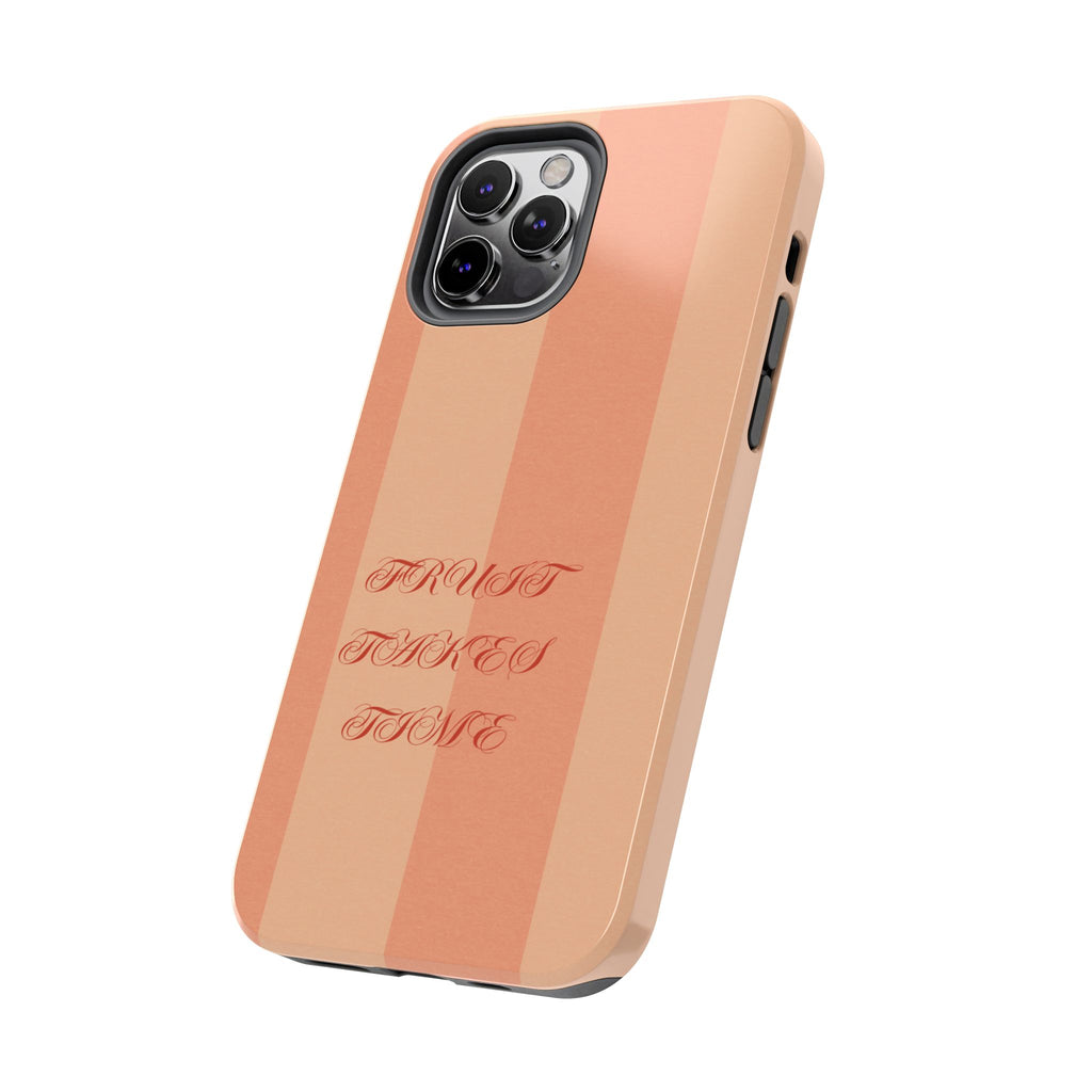 Muted Terracotta Fruit Takes Time Phone Case