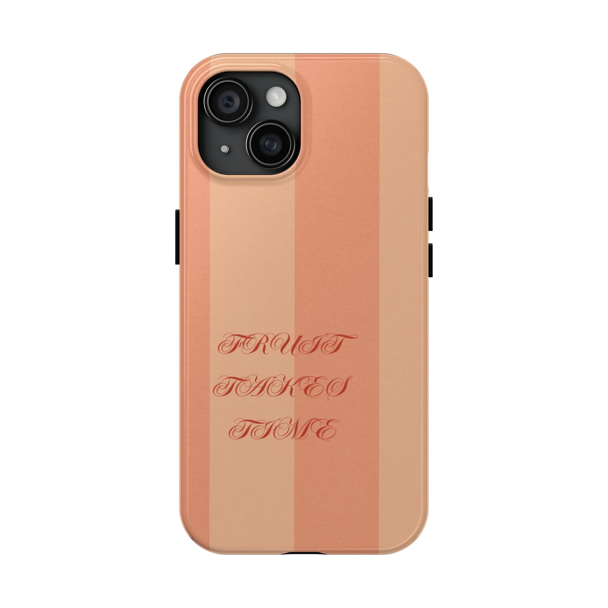 Muted Terracotta Fruit Takes Time Phone Case