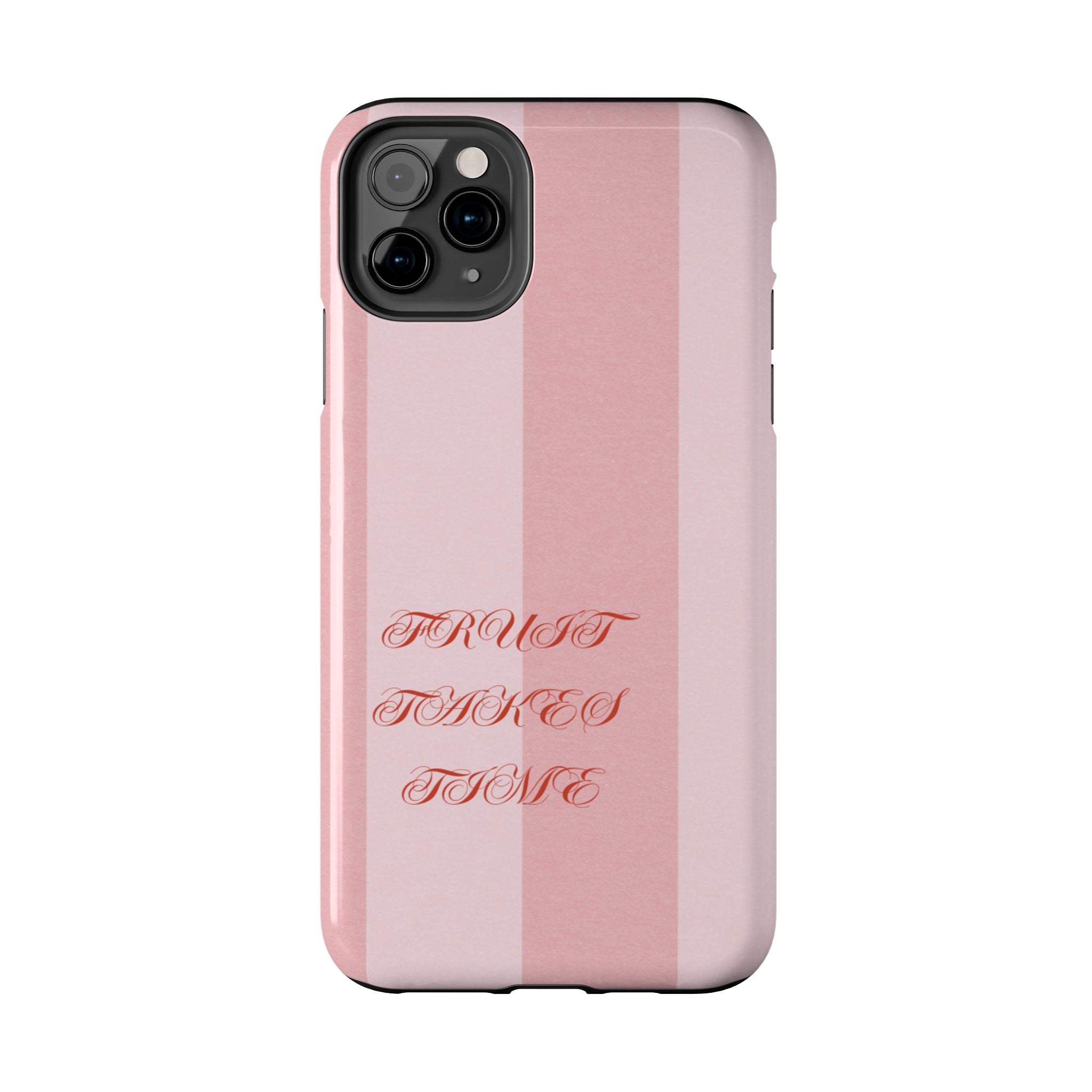 Soft Pink Fruit Takes Time Phone Case