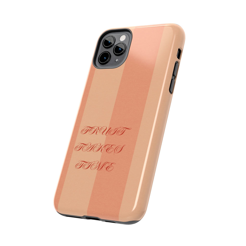 Muted Terracotta Fruit Takes Time Phone Case