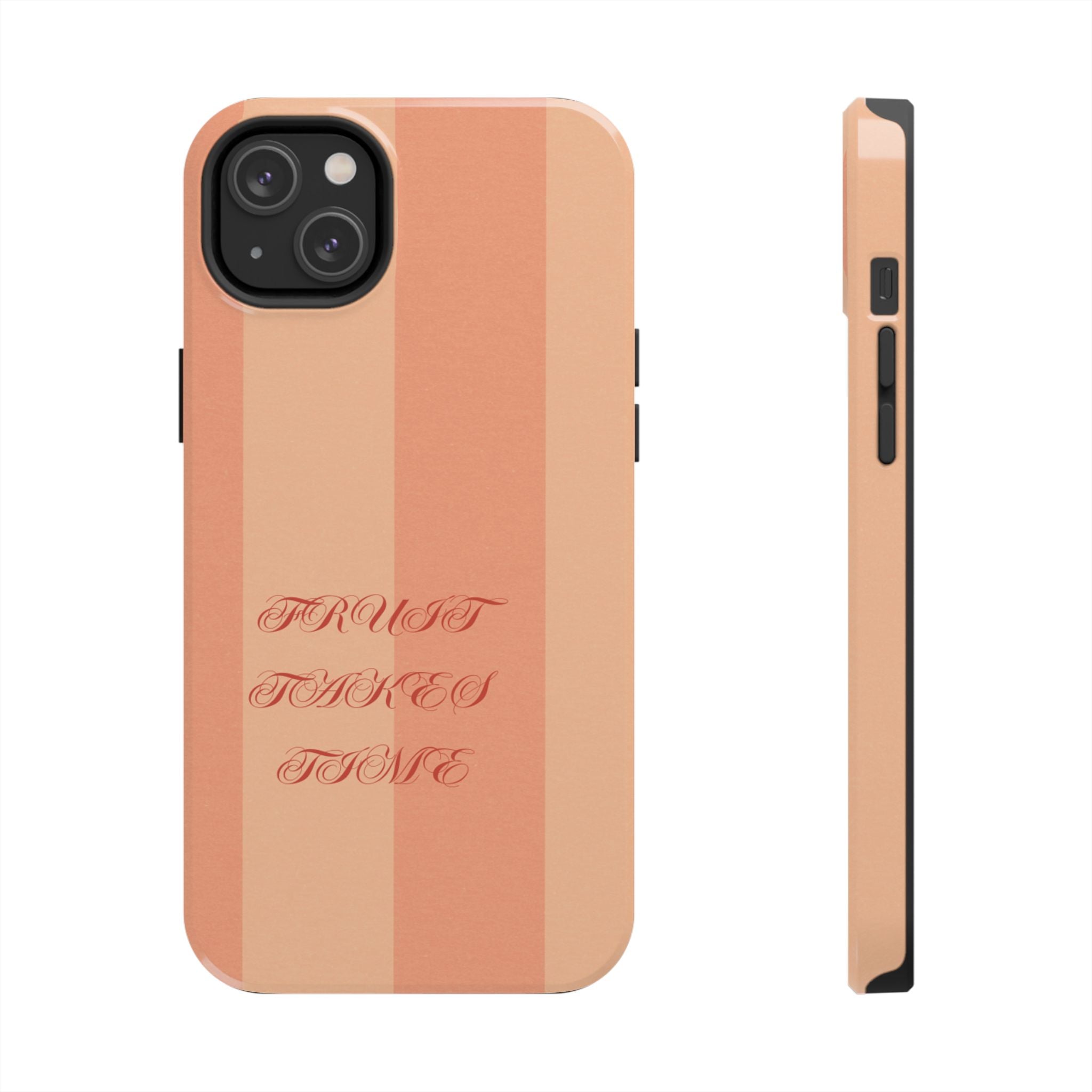 Muted Terracotta Fruit Takes Time Phone Case