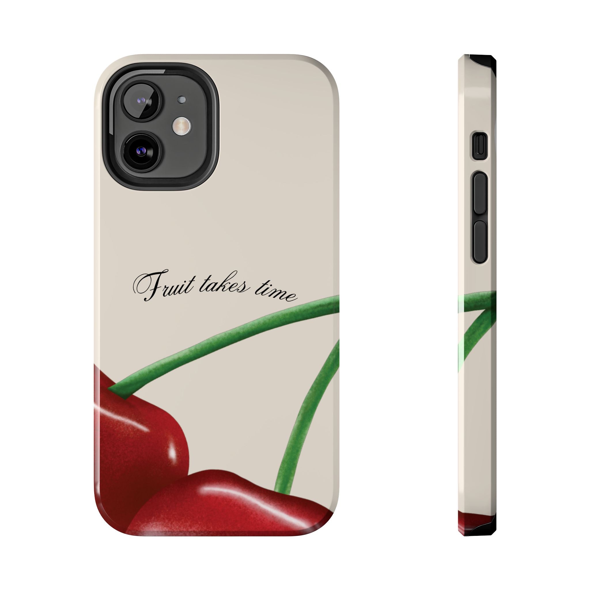 Soft Cherry Fruit Takes Time Phone Case