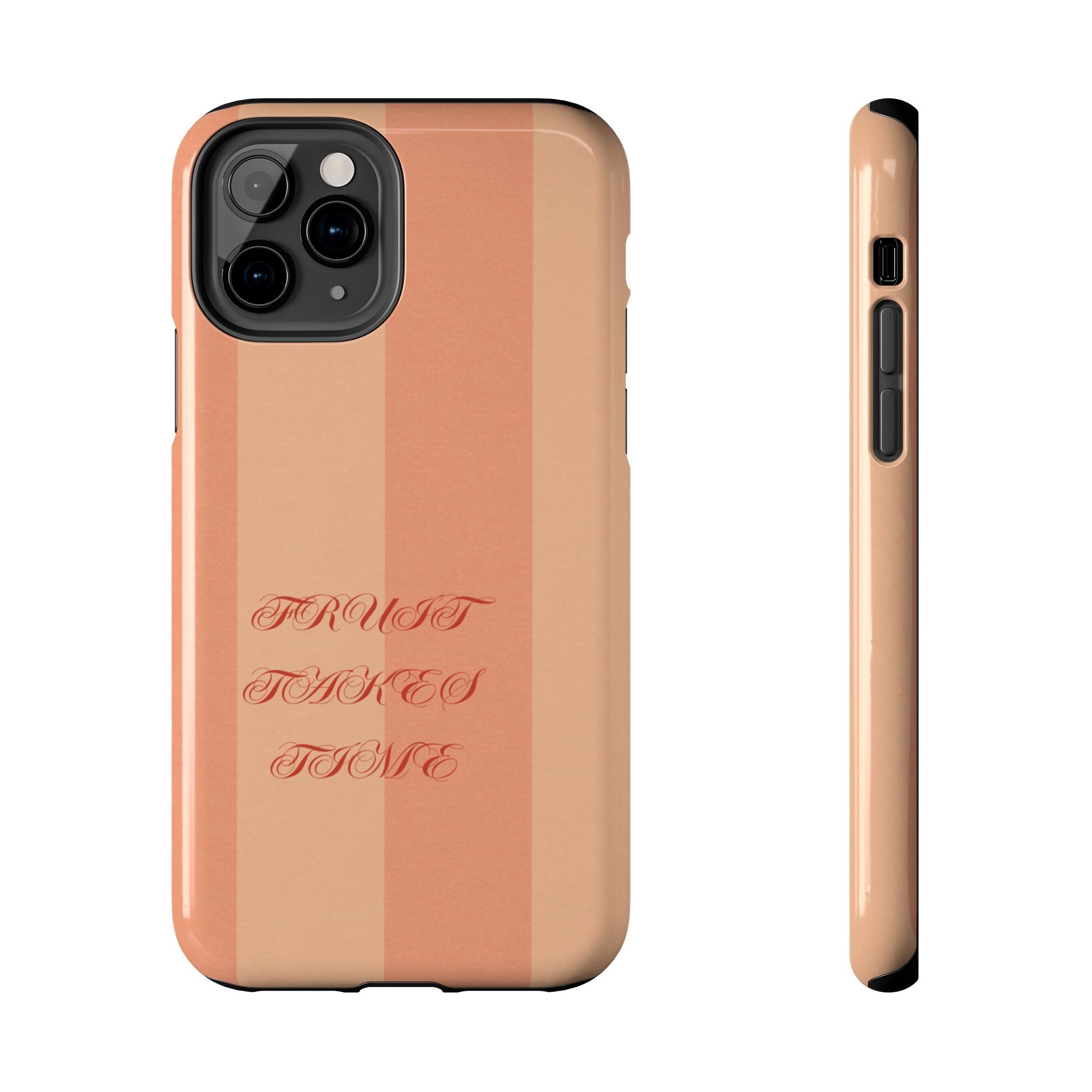 Muted Terracotta Fruit Takes Time Phone Case