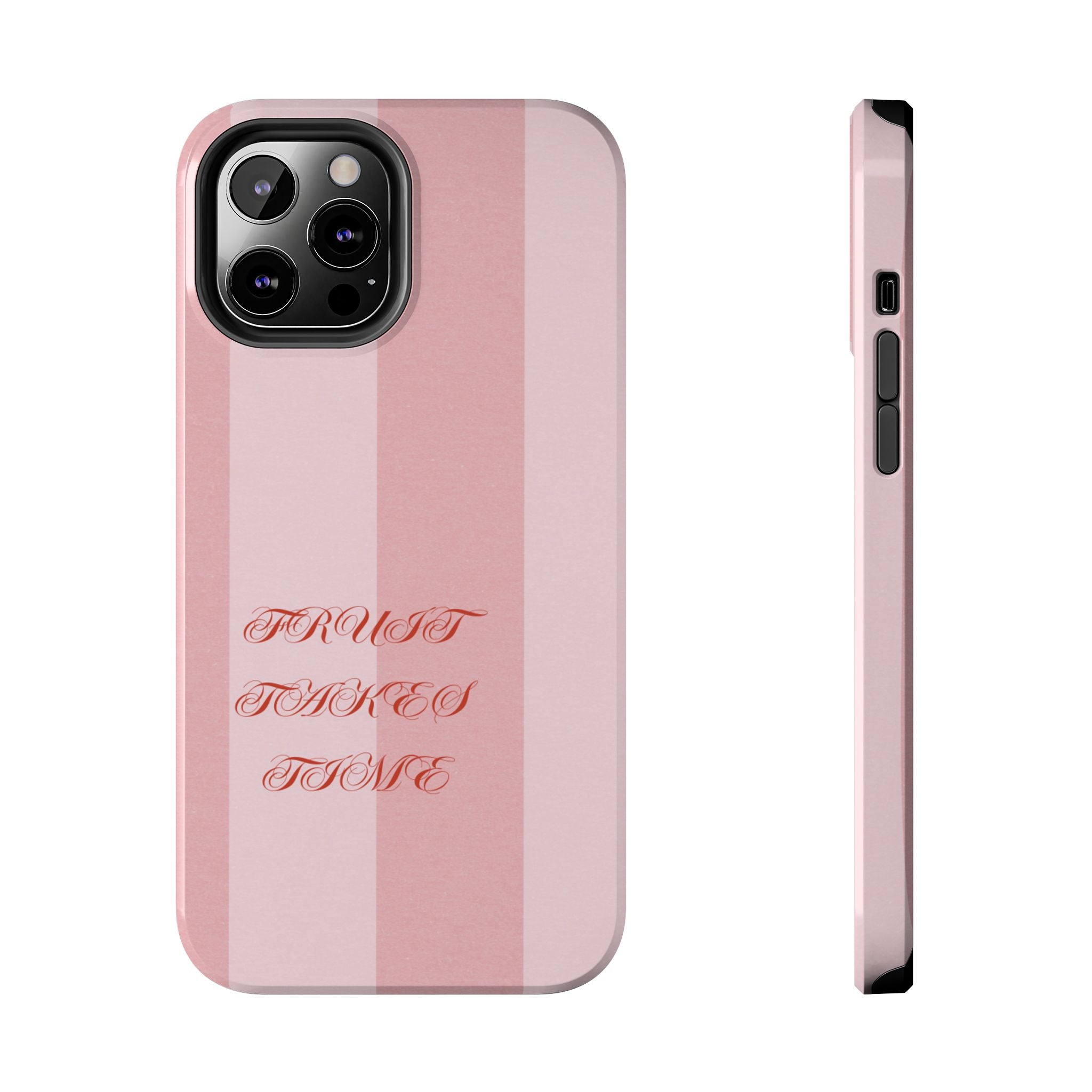 Soft Pink Fruit Takes Time Phone Case