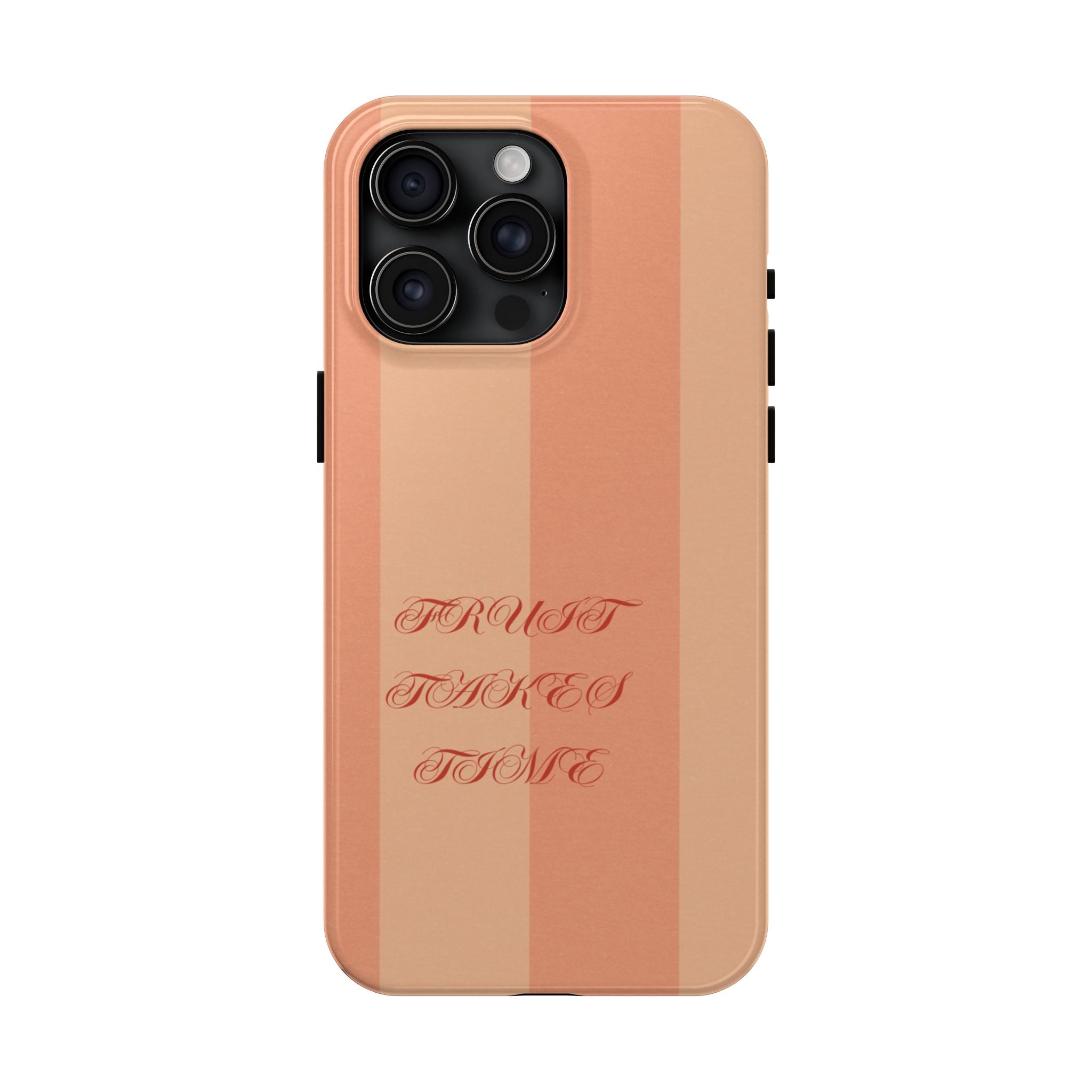 Muted Terracotta Fruit Takes Time Phone Case