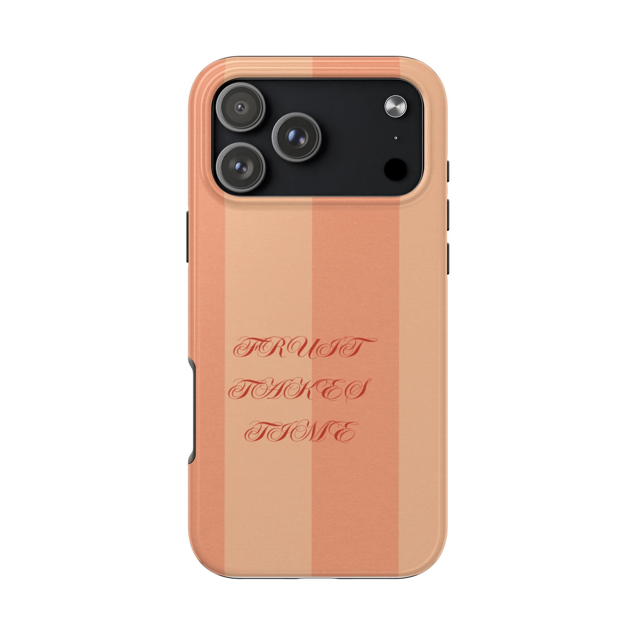 Muted Terracotta Fruit Takes Time Phone Case