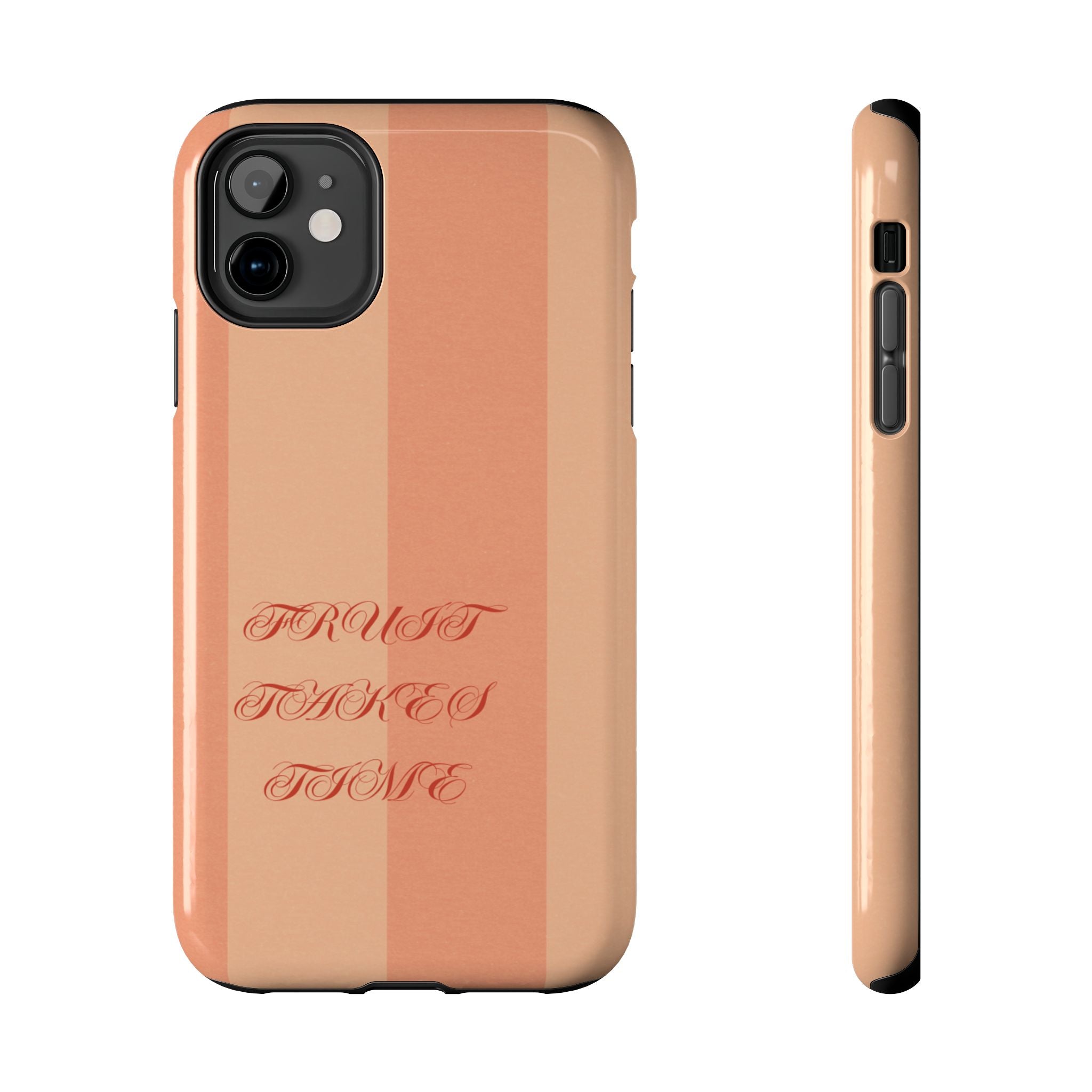 Muted Terracotta Fruit Takes Time Phone Case