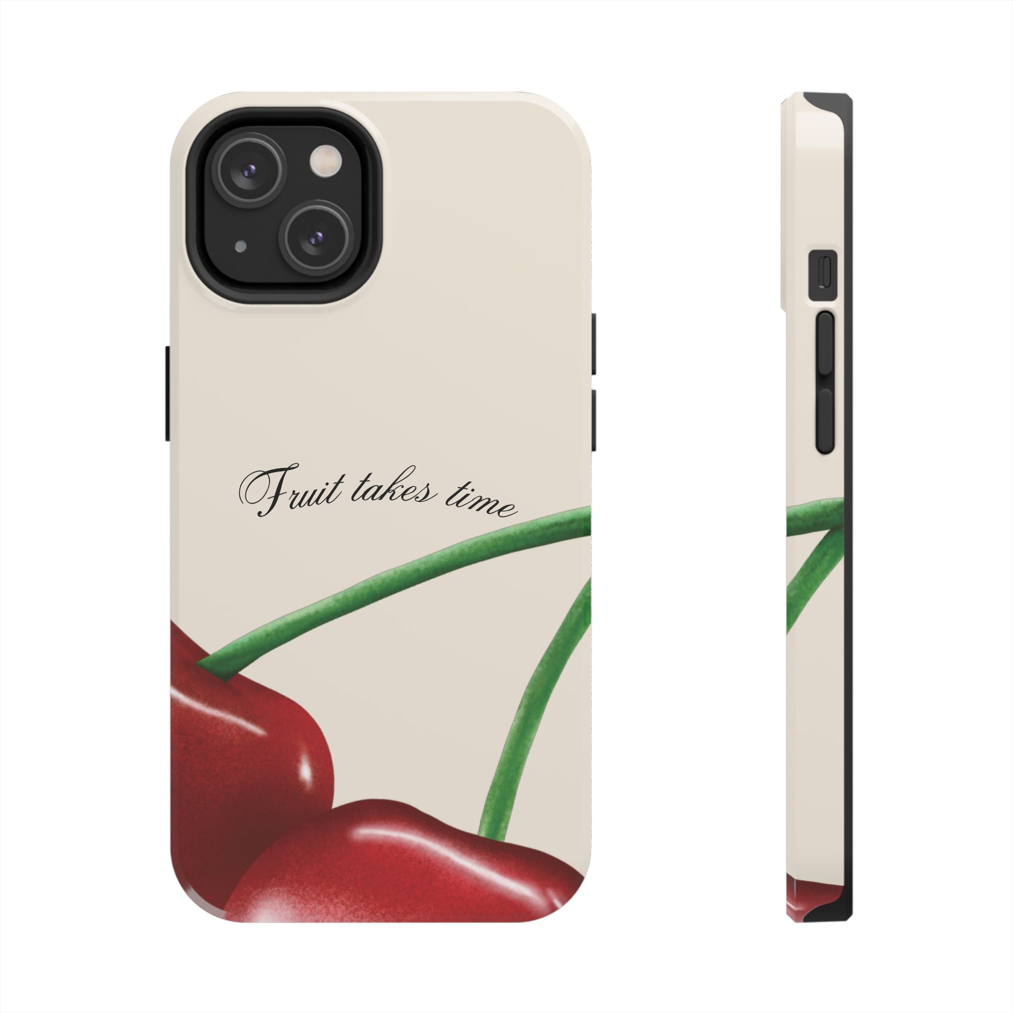 Soft Cherry Fruit Takes Time Phone Case